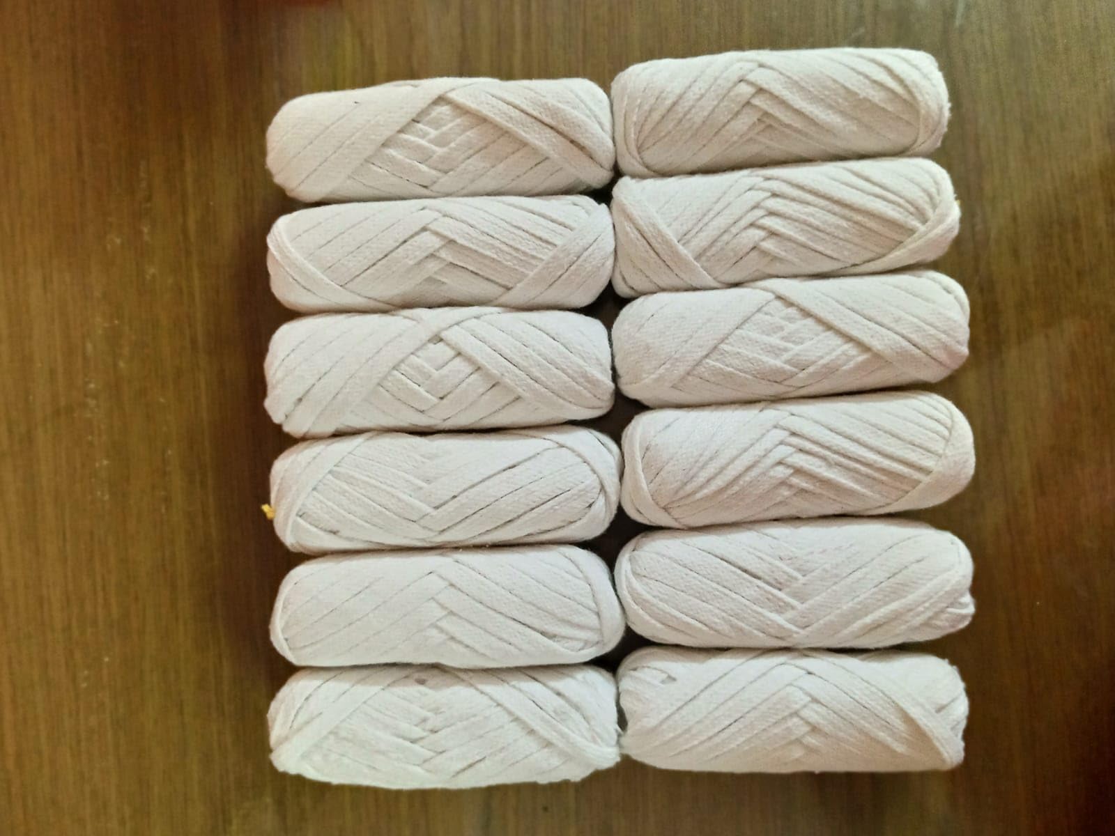 White Naada Flat Cotton String (Dori)100% Cotton Nada for Pyjama,Lehega,Ethnic Indian Dresses,Petticot,Bermuda,Cotton Cord (Pack of 12) 5 Meters/Roll-image-28