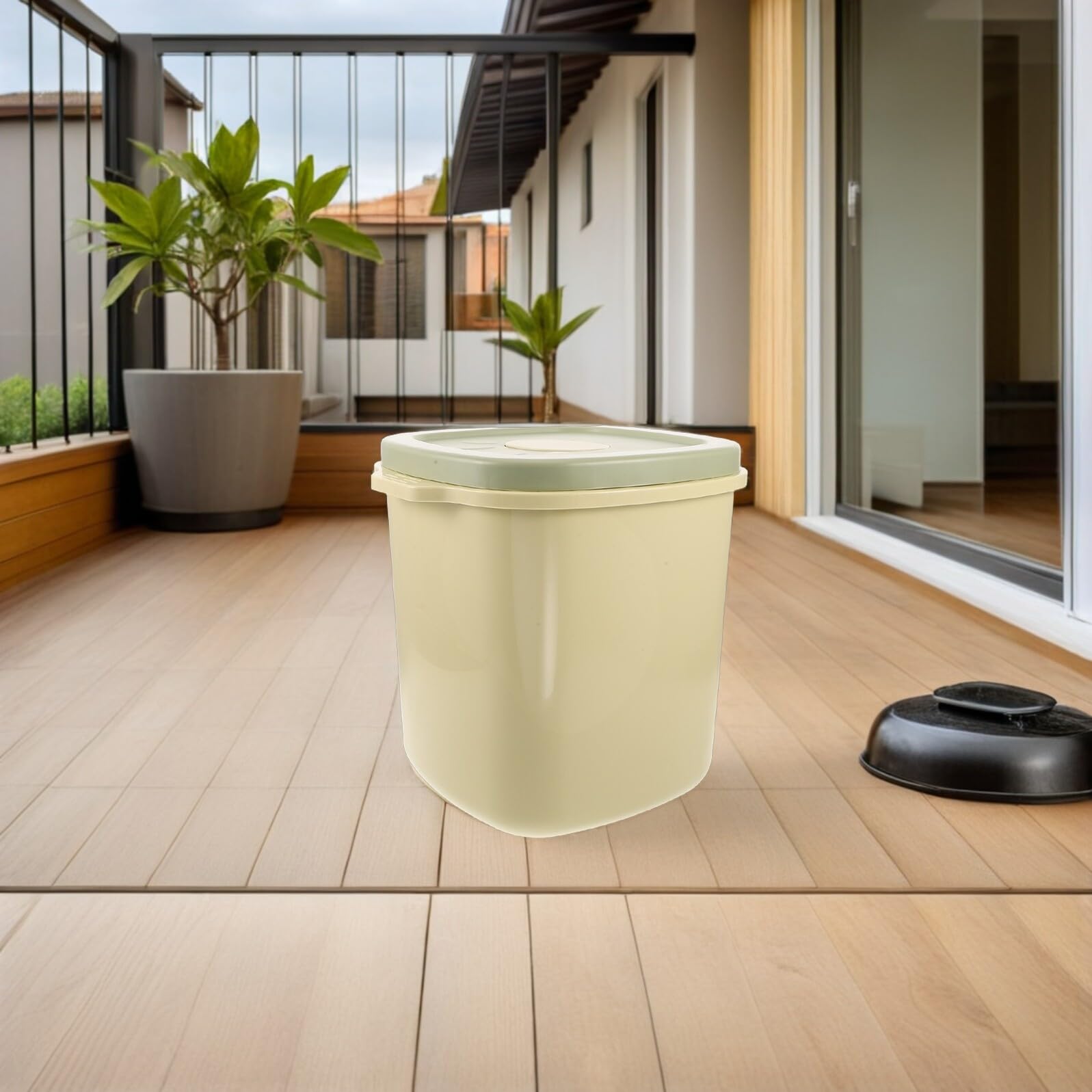 Contenitore DesignImpilabile Cibo per Ermetico inPlasticaPet conCoperchioSigillato eGaranzia diFreschezza CanieGatti AlimentiAnimali