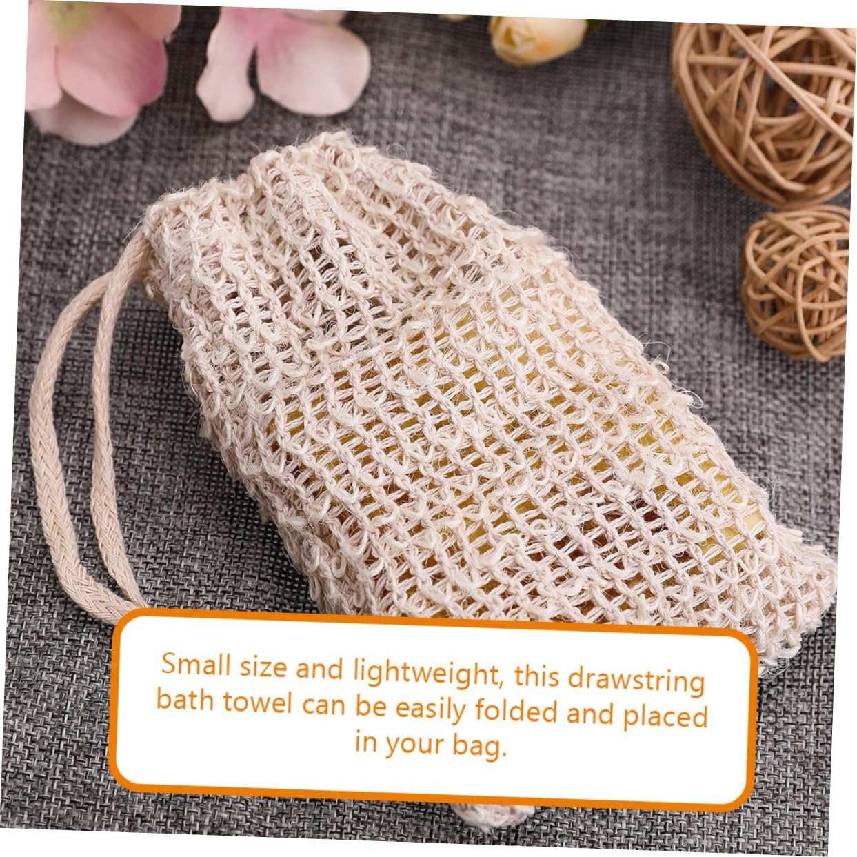 Ipetboom 5pcs Handmade Soap Case Portable Soap Storage Bags Mesh Exfoliating Pouches for Shower Supplies