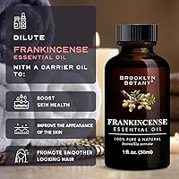 Vista 8 de Brooklyn Botany Aceite esencial de incienso, 100% puro y natural, aceite de grado prémium con cuentagotas - para aromaterapia y difusor, 1 onza