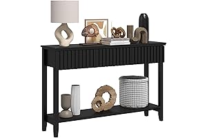 LAZZO Modern Console Table with Drawers - Elevate Your Home Décor