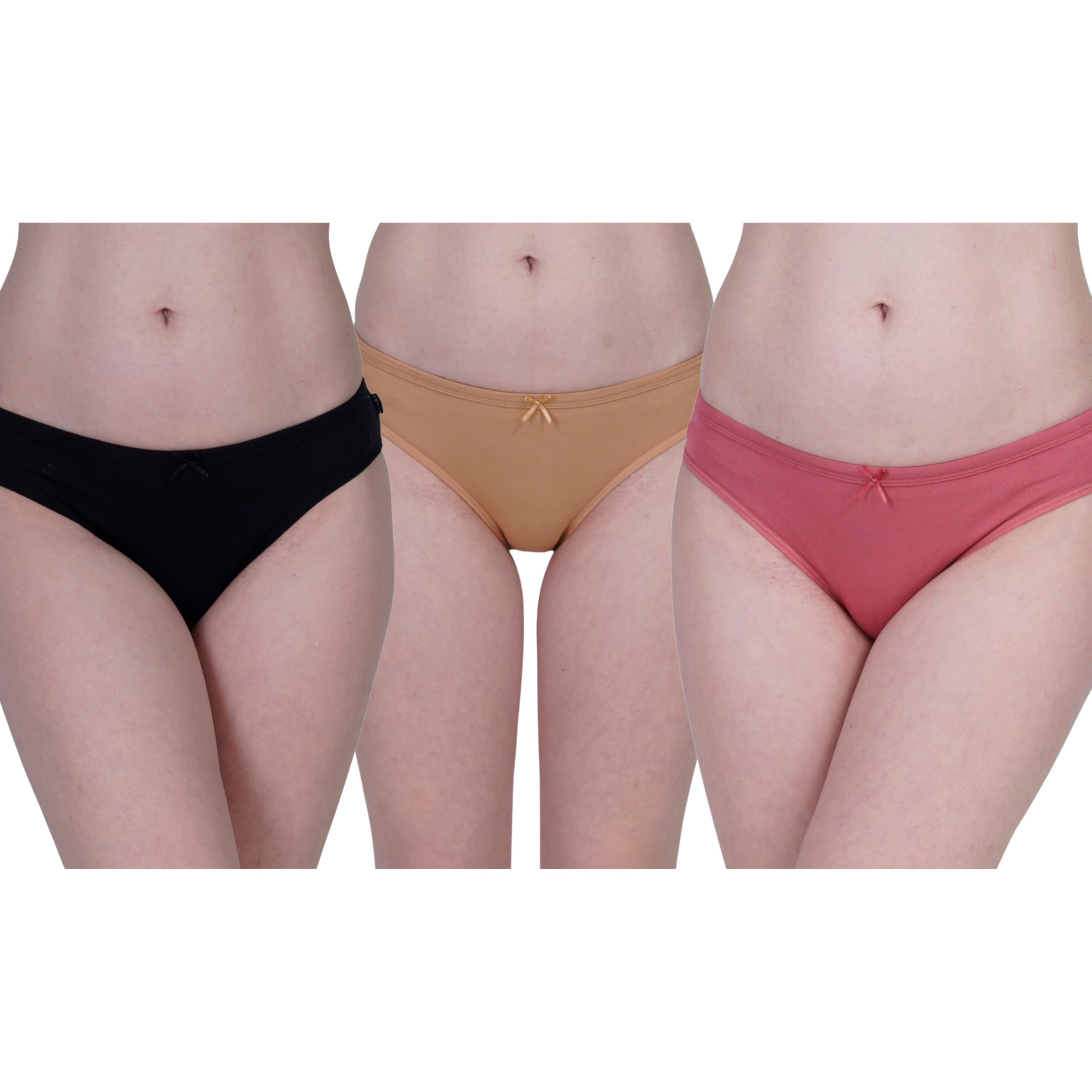 SOVIV Women's Bikini Panties | Low Waist | Cotton Spandex Medium Coverage Panty | with Inner Elastic Waistband | Soft & Breathable Underwear for Daily Comfort & Style-image-19