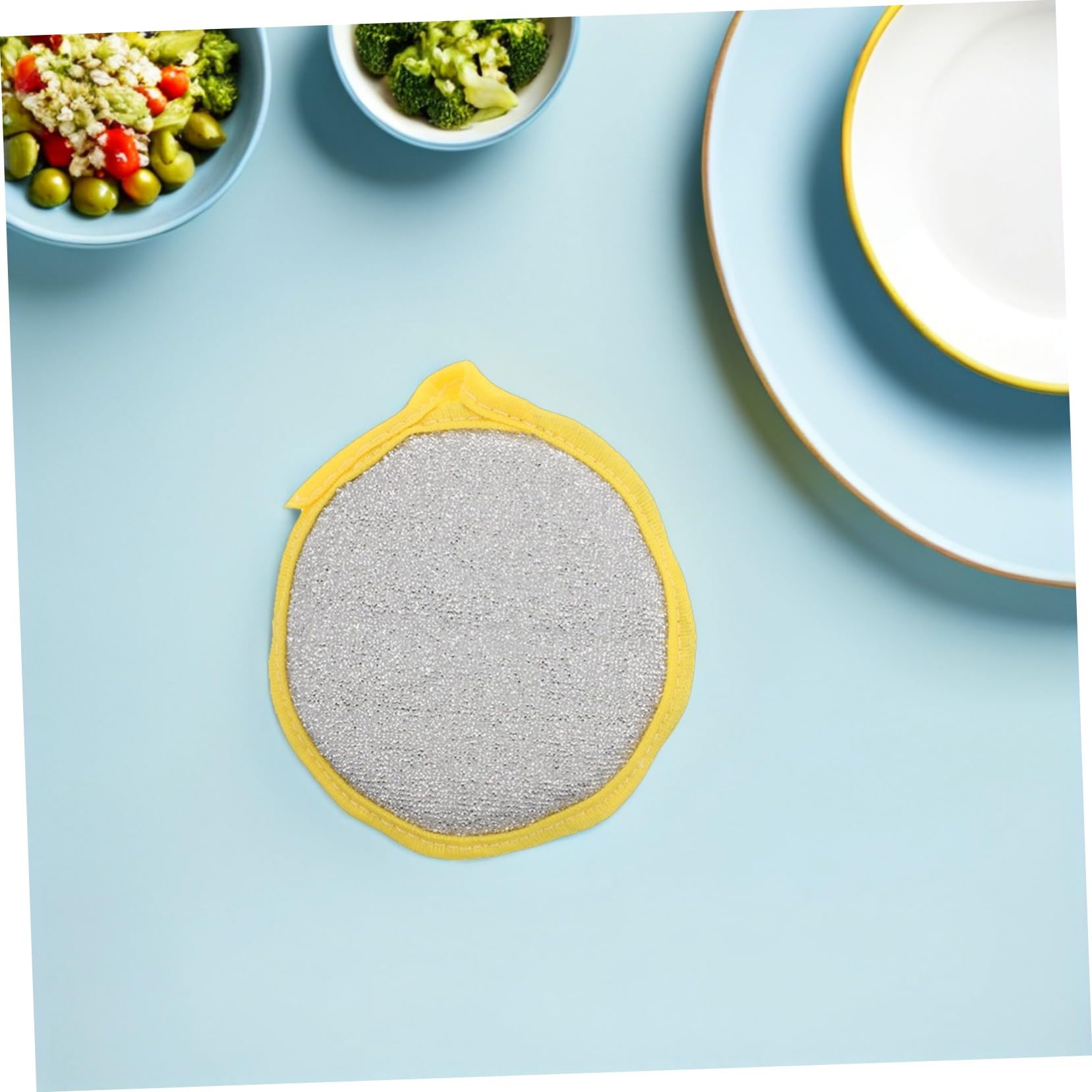 PLAFOPE 50pezzi Spugne da Cucina Doppia Faccia per Lavare Piatti Pentole e Padelle Spugna Abrasiva per Pulizia Efficiente Assorbono Grasso e Sporco Adatte Superfici Diverse