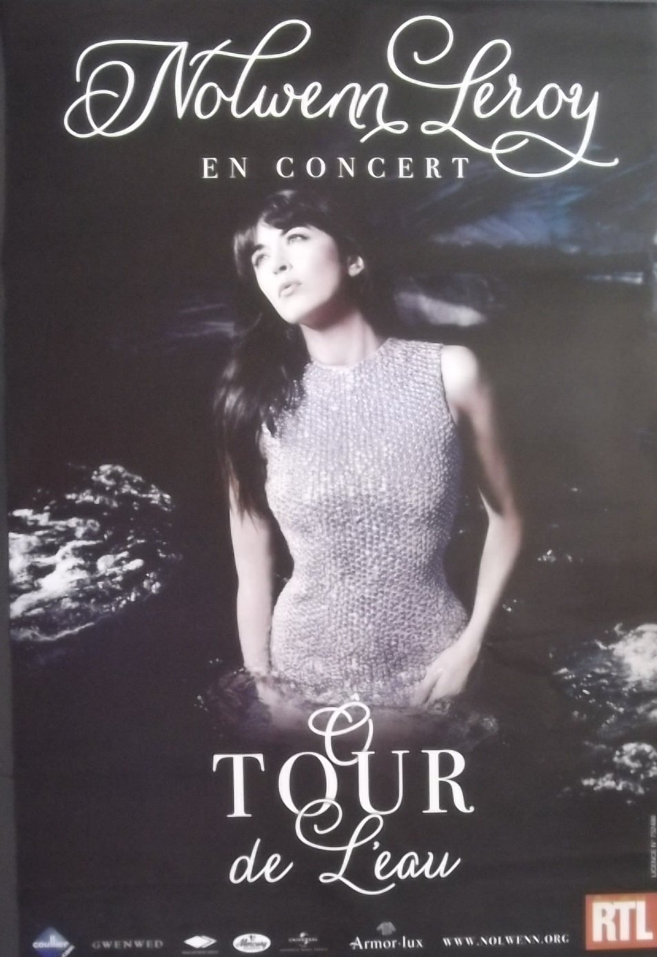 Affiche Nolwenn Leroy Le Tour De L'Eau 40X60 Cm pour déco salon