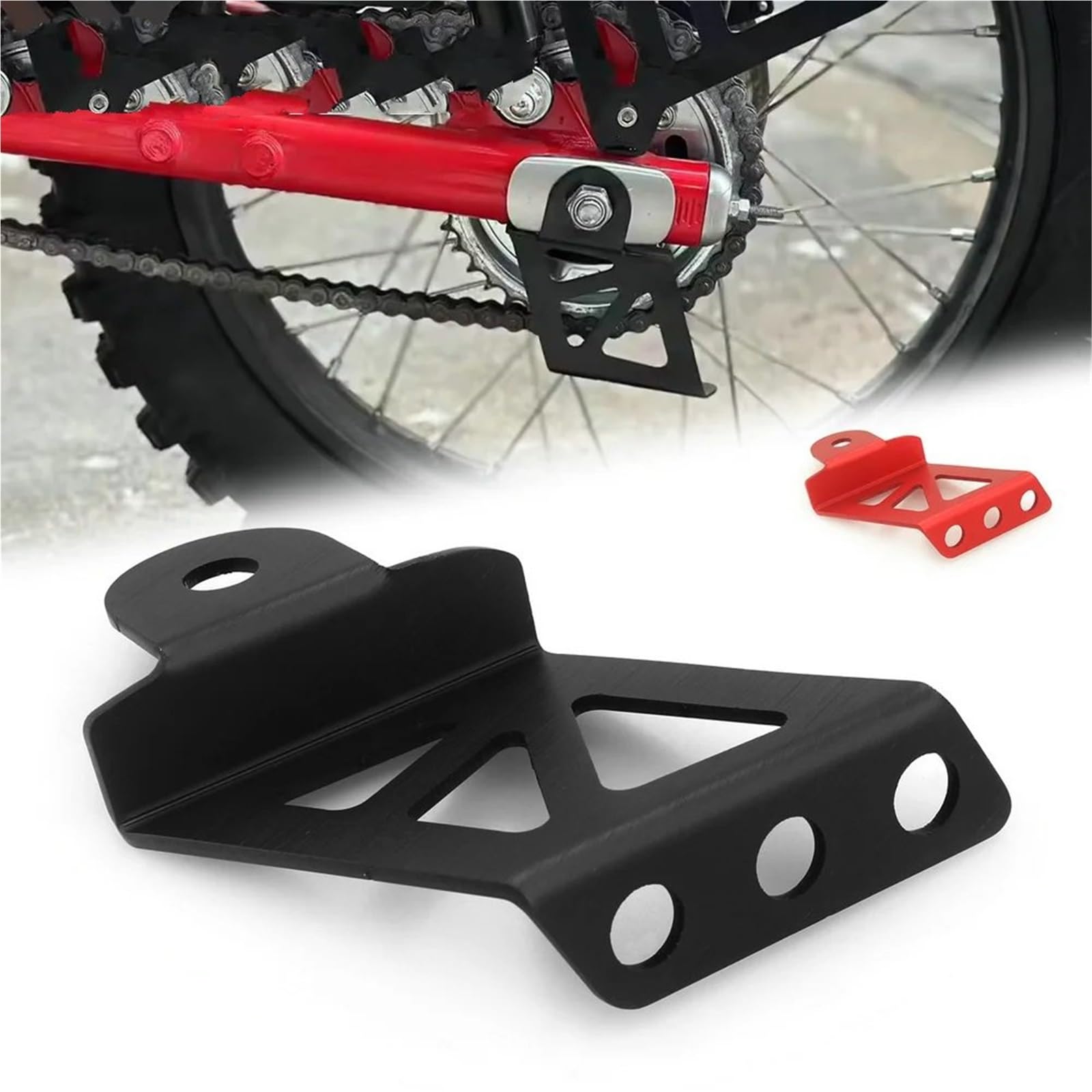 Osłon Zacisku Hamulcowego Pasuje do motocykla HONDA CT125 CT-125 Osłona tarczy zębatej łańcucha hamulcowego tylnego koła Osłona ochronna płytki łańcucha Dekoracyjna Tarczy(A)