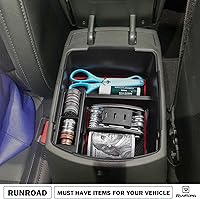 Vista 7 de RUNROAD Bandeja organizadora de consola central compatible con accesorios Kia Seltos 2020 2021 2022 2022 2023 2024 2025 2026, bandeja de inserción