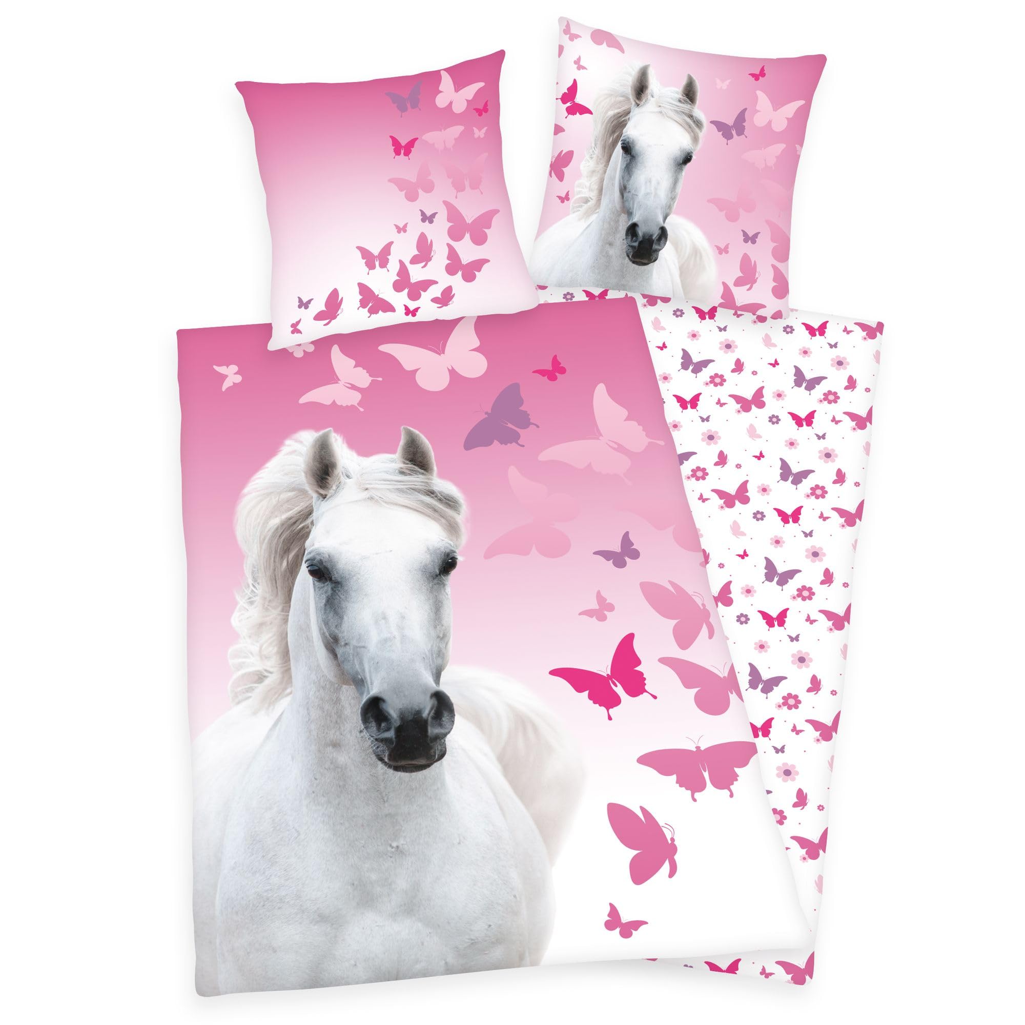 Parure de lit motif cheval pour apaiser le sommeil des enfants passionnés