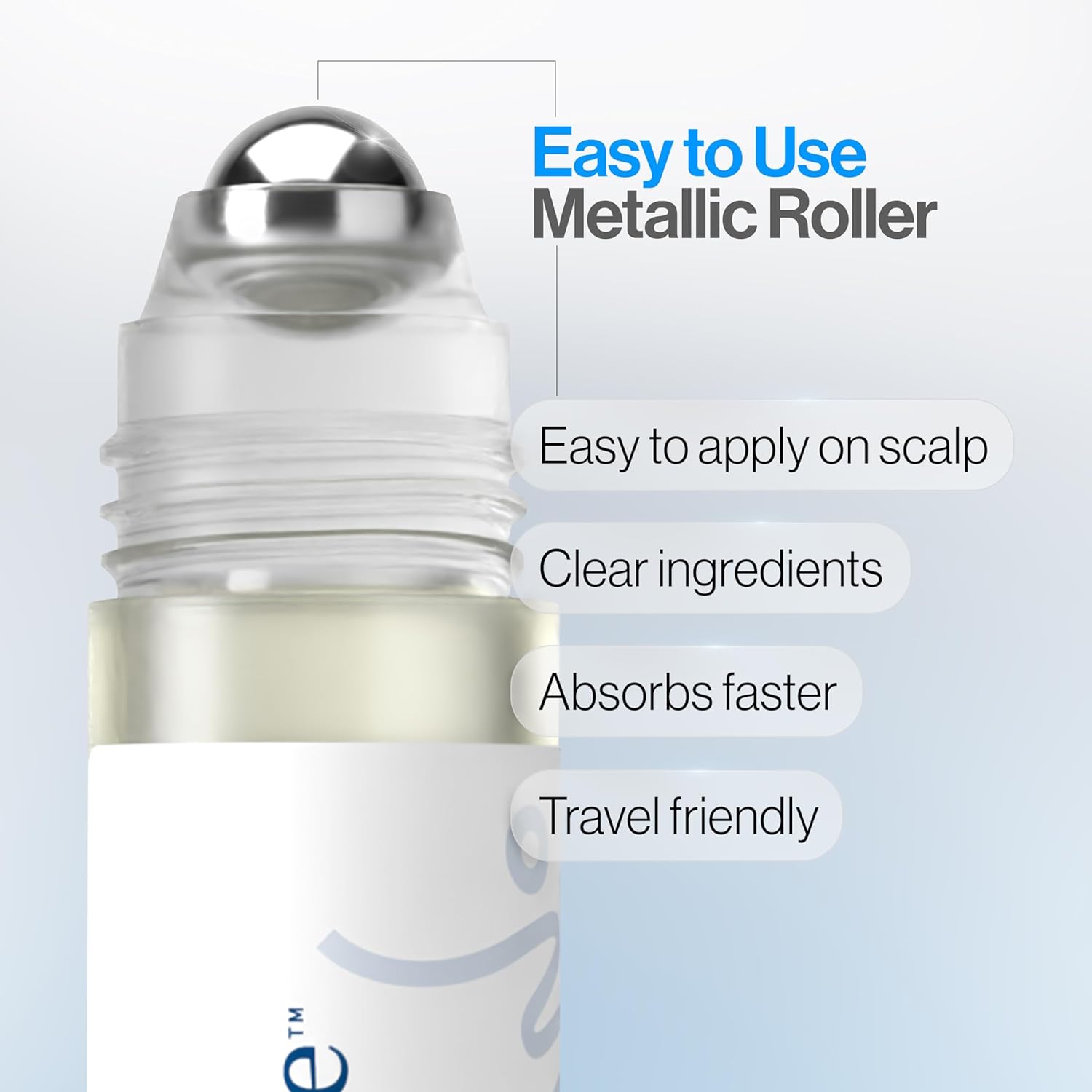 Be Bodywise Rosemary Hair Growth Serum Roll On 50 ml – 3% Rosemary, 3% Redensyl & 2% Anagain | DHT-Blocking Scalp Serum Boosts Oxygen Flow, Reduces Hair Fall | Paraben/Sulfate-Free | Women & Men - Image 4