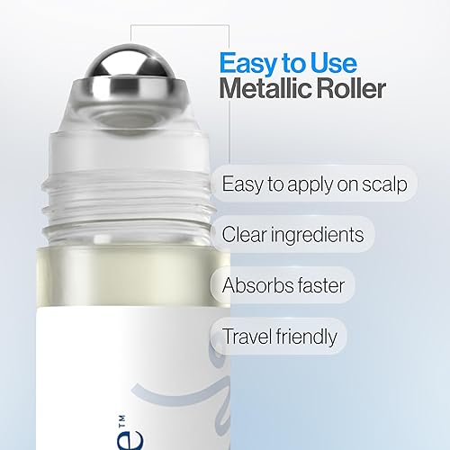 Miniatura 6 de Be Bodywise Rollo de suero para el crecimiento del cabello de romero de 1.7 fl oz - 3% de romero, 3% de redensilo y 2% de nuevo  El suero para el