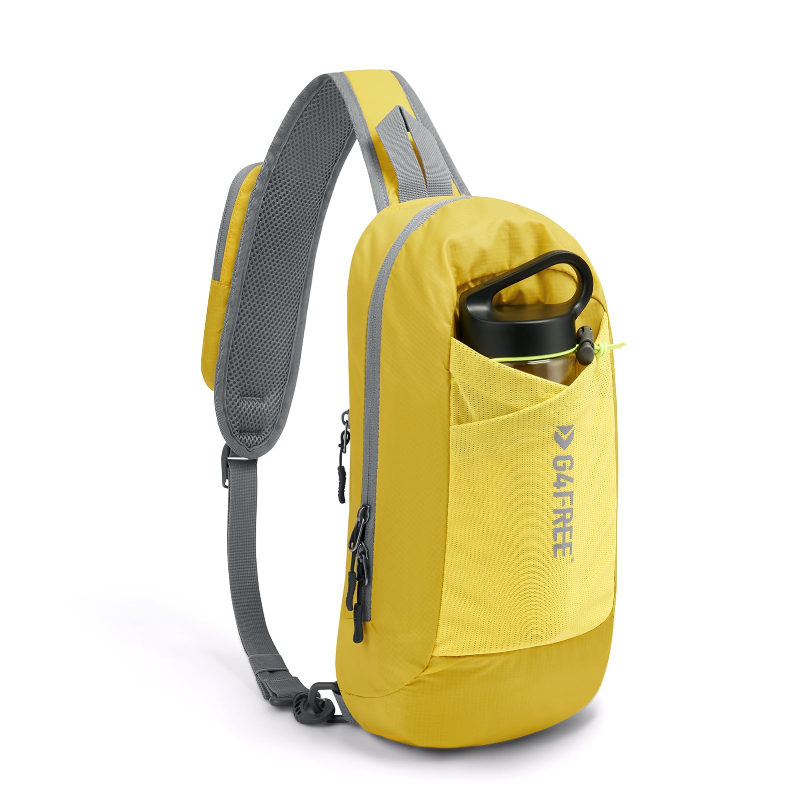 G4Free Sling Bag RFID Blocking Lightweight Crossbody Backpack Chest Shoulder Bag for Travel Sports Running