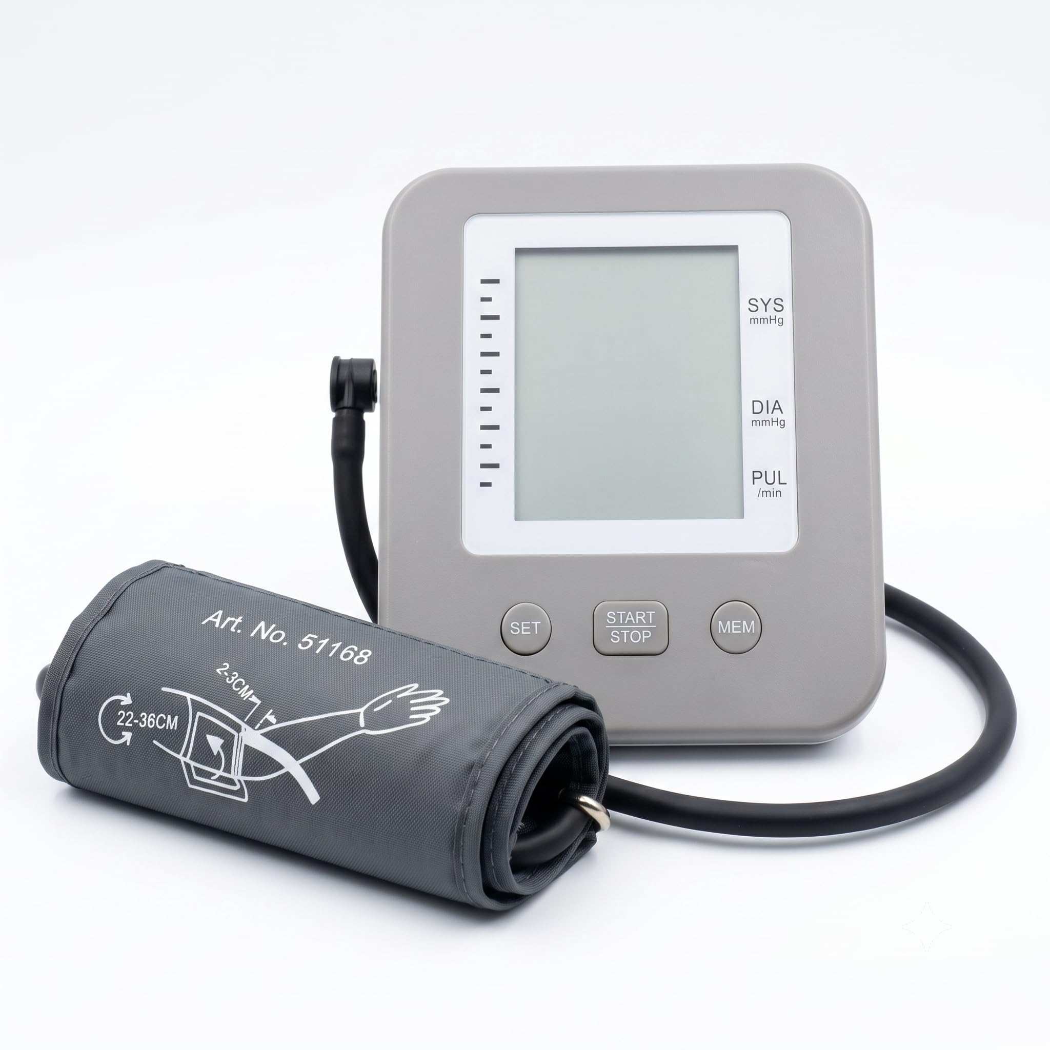 Automatic Digital Blood Pressure Monitor for Upper Arm, BP Machine with Large LCD Display, Voice Talking, Adjustable 22-32 cm Cuff, USB & Battery Powered, Memory Function for Home Use-image-24