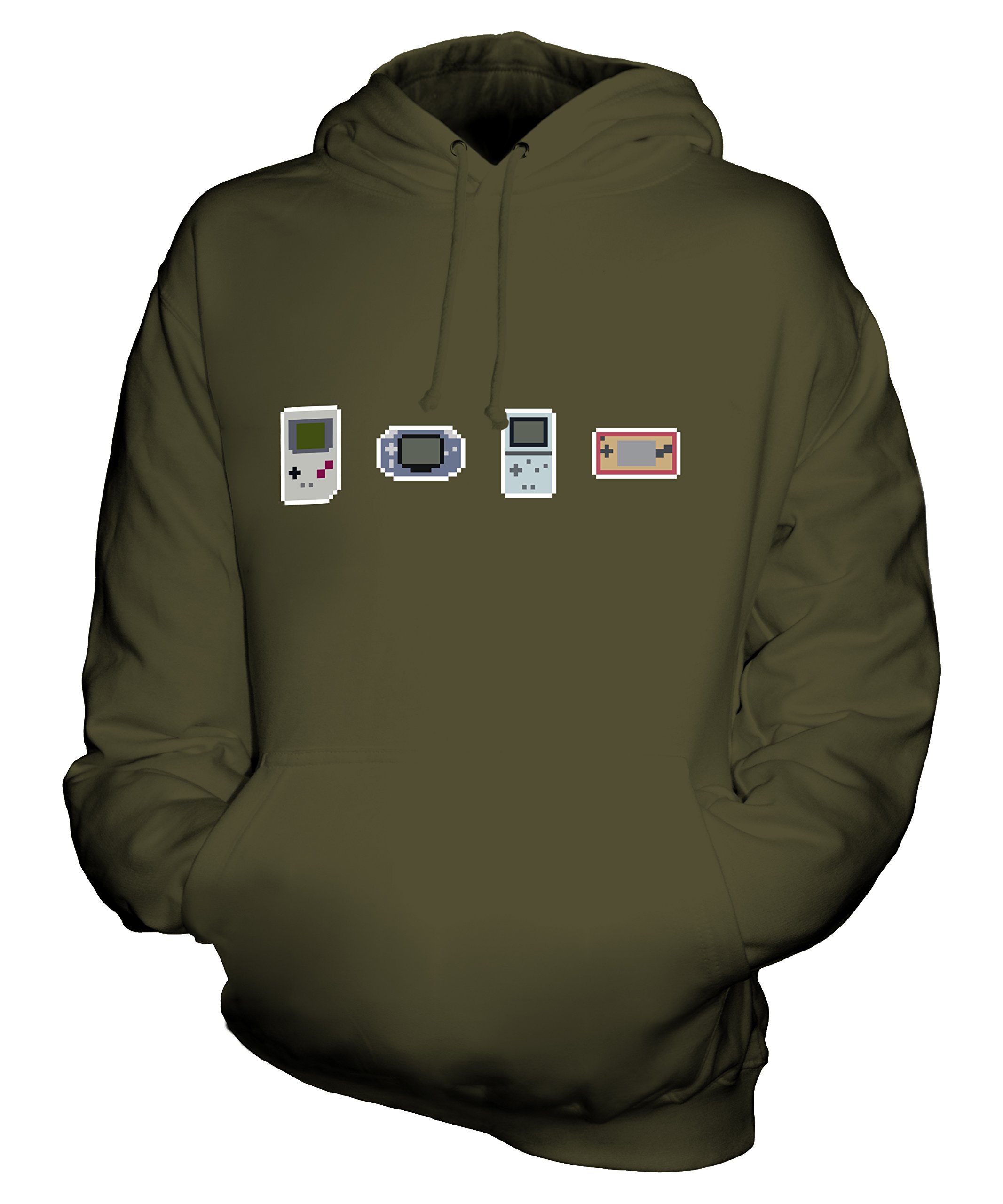 Candymix Evoluzione dei Videogiochi Unisex Uomo Donna Felpa con Cappuccio