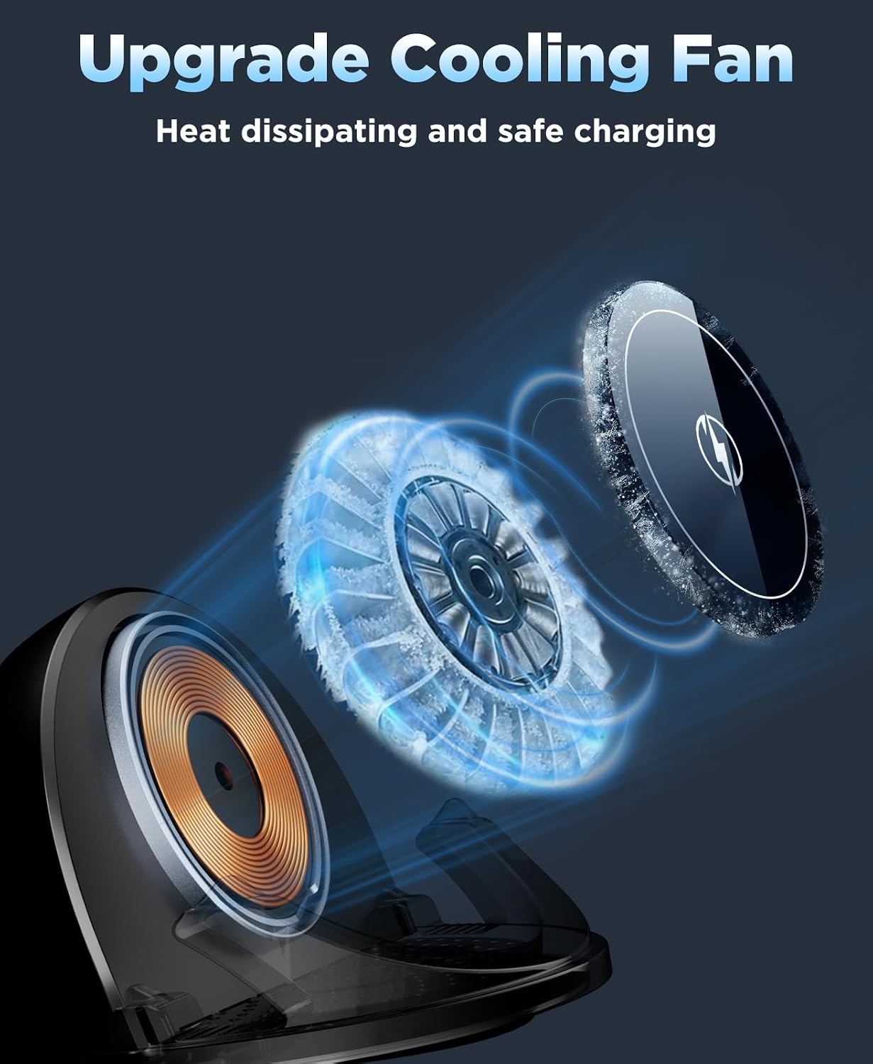 Beeasy Wireless Car Charger Dashboard-15W Car Phone Holder-C02-1 image 2