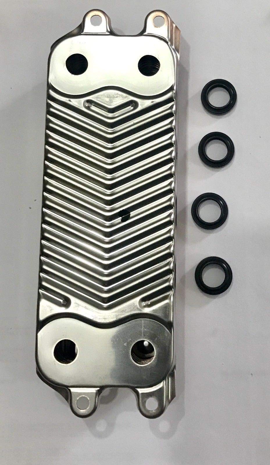 Glowworm. Silver Glowworm Ultracom 2 24Kw Cxi Dhw Plate Heat Exchanger 0020059452