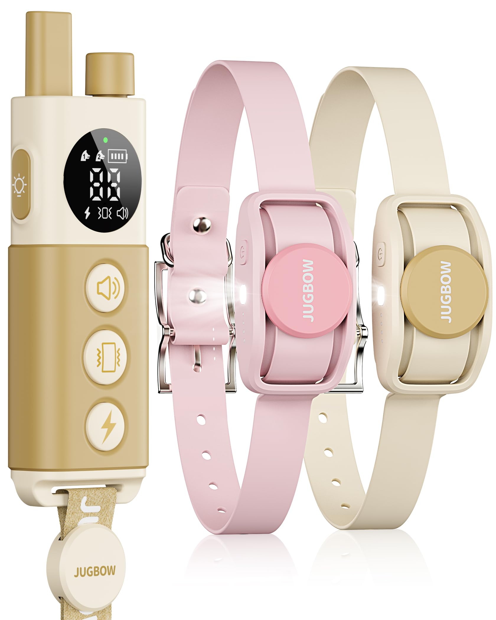 Jugbow 2-Dog Training Collar, 4200ft Remote, IPX8 Waterproof