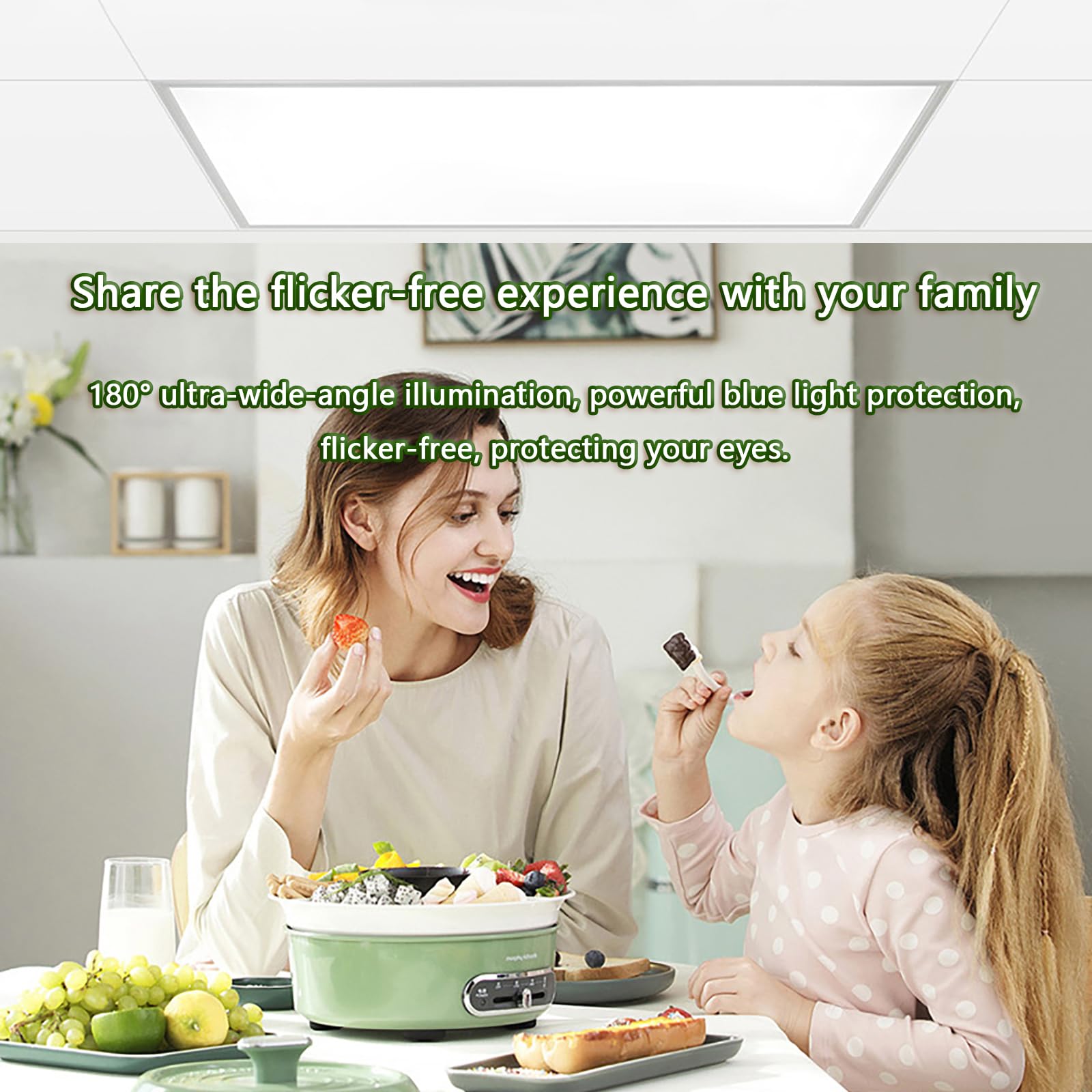Confezione Da 10 Pannelli LED Ultrasottili Da 85 W Per Soffitto, 60x60 Cm, Luce Bianca Fredda 6500K, Illuminazione A Incasso A Risparmio Energetico Per Casa, Ufficio E Aree Commerciali,60cm × 60cm-10p