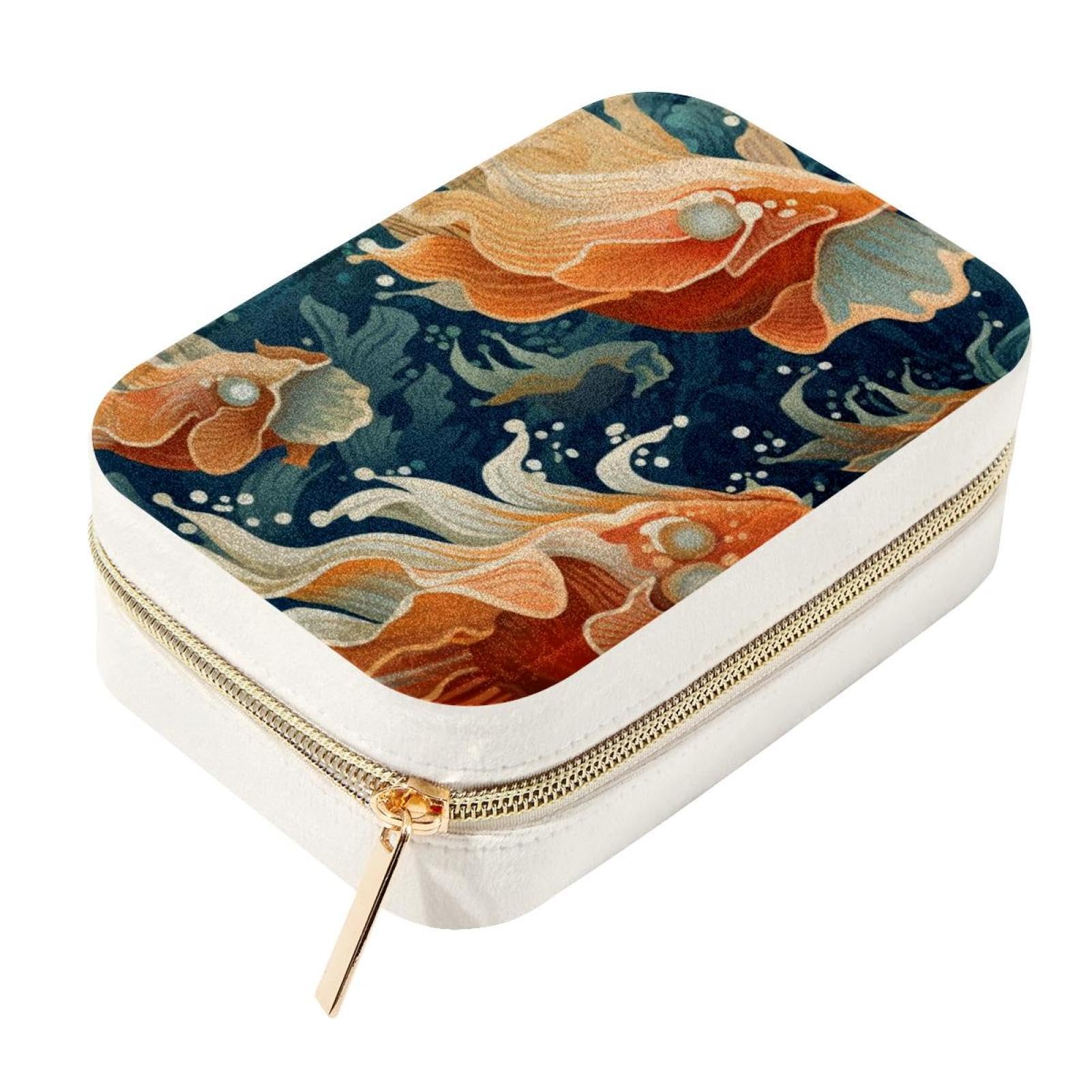 Boîte à bijoux pour filles et femmes, coffret cadeau idéal et rangement double couche créatif