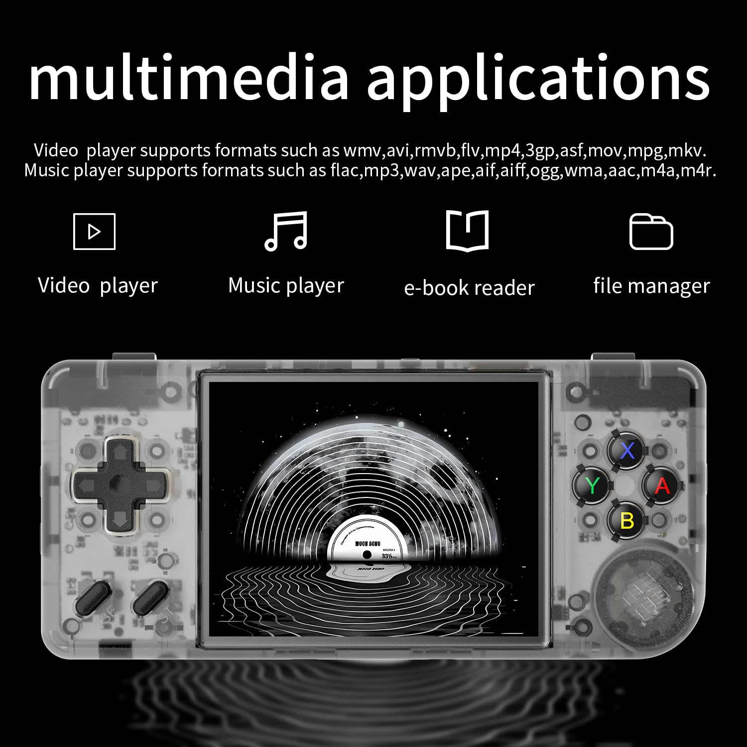 R36XX Consoles di Gioco Retrò, Console Portatile per Videogiochi, 22000+ Giochi Classici, 12+ Emulatori, Schermo IPS OCA da 3,5, 640*480, Sistemas Linux Open Source, Supporto Wi-Fi