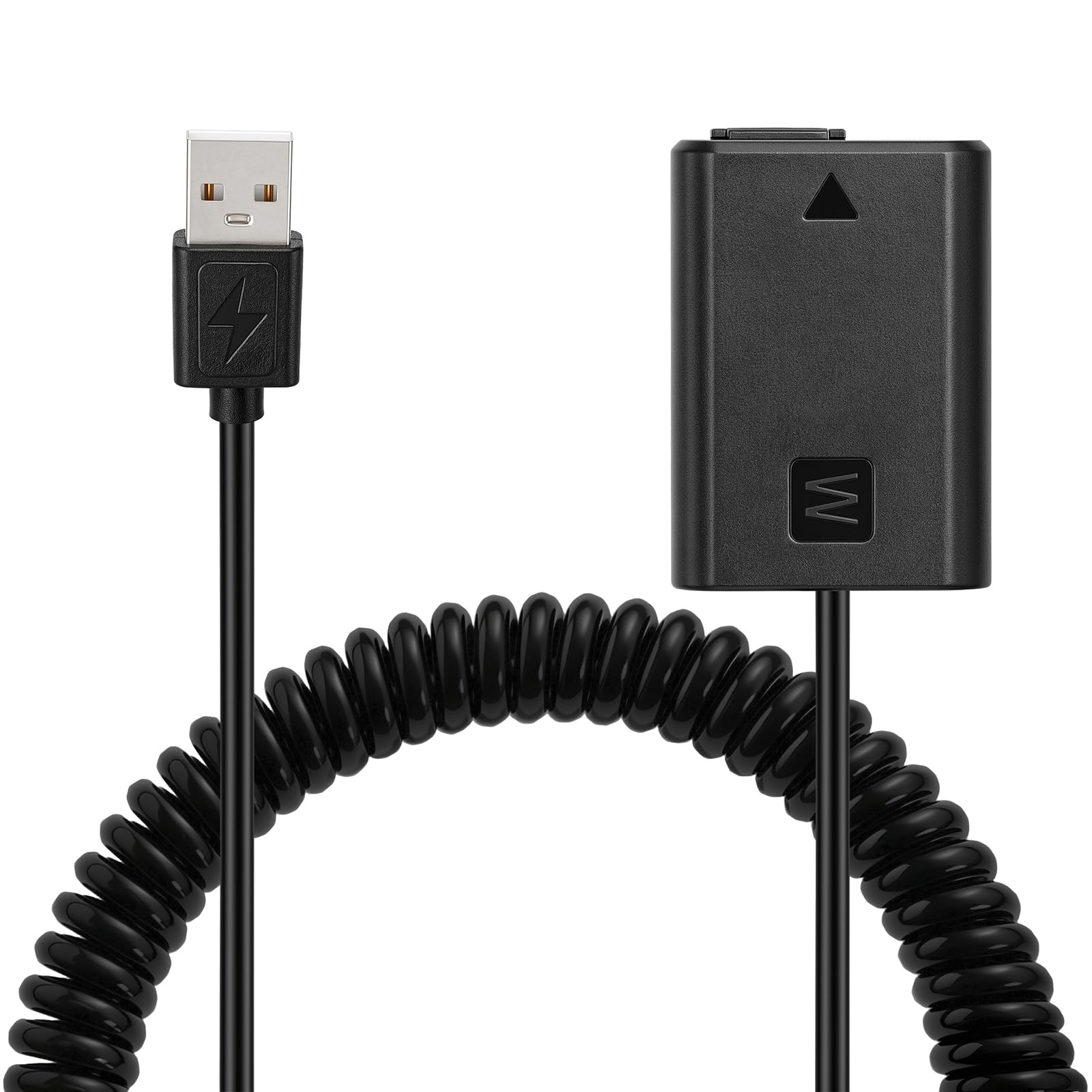 HangTon 5V USB a NP-FW50 DC acoplador batería simulada para Sony A7 A7II A7S A7SII A7R A7RII A6300 A6500 A6000 A5100 Cámara de la Serie NEX