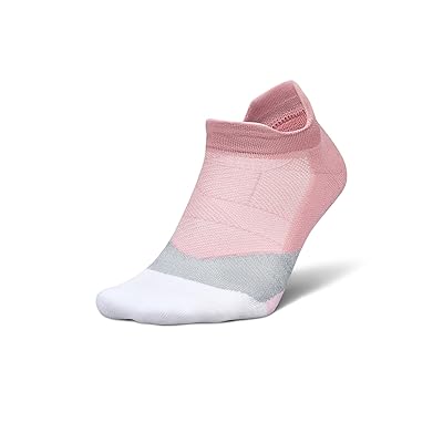 Feetures Elite Light Cushion Tab Quarter Length Socks Shoes Pink Orchard