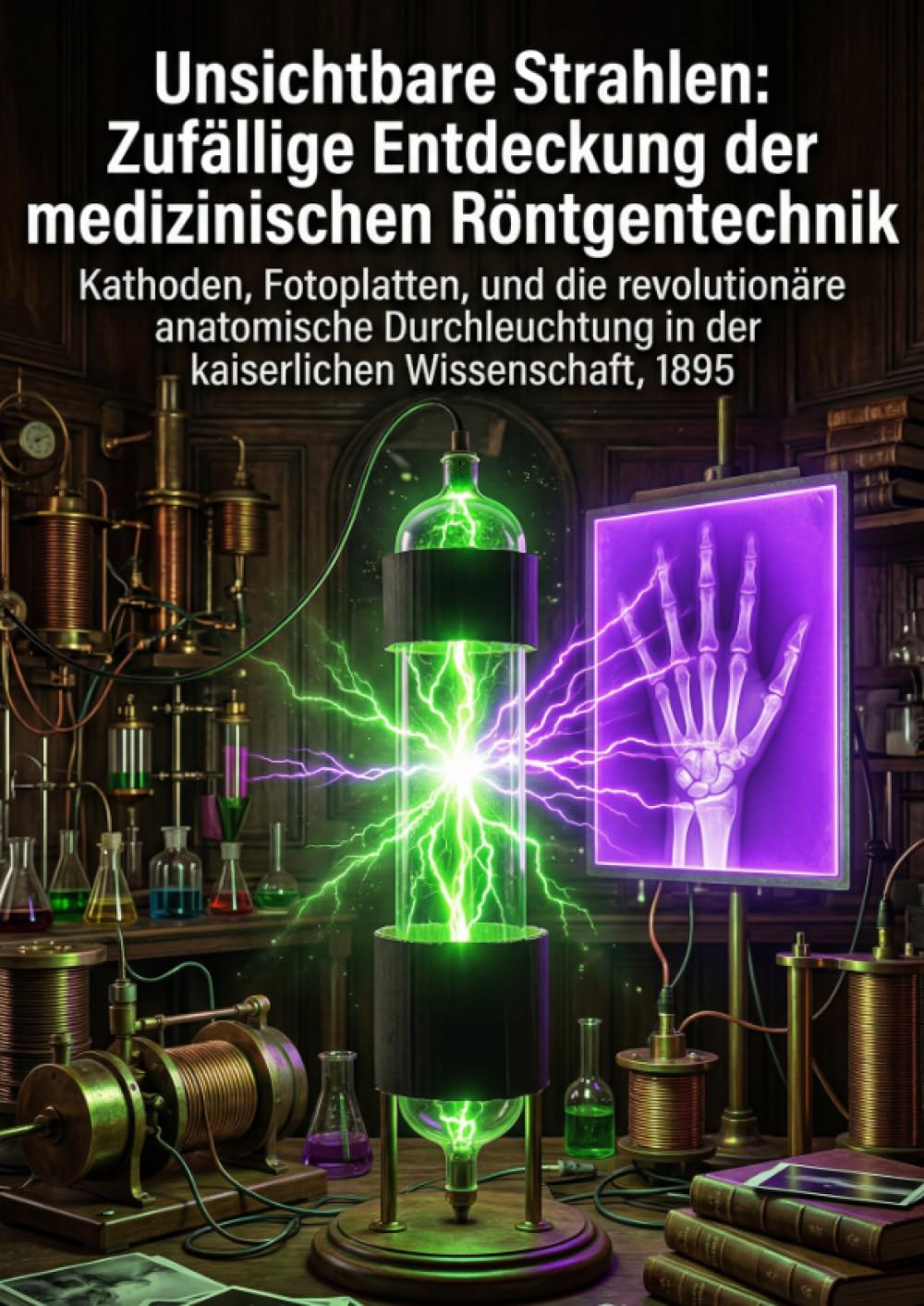 Unsichtbare Strahlen: Zufällige Entdeckung der medizinischen Röntgentechnik: Kathoden, Fotoplatten, und die revolutionäre anatomische Durchleuchtung in der kaiserlichen Wissenschaft, 1895
