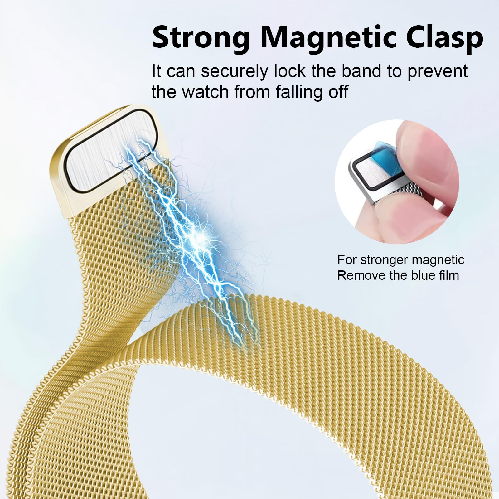 Paski Mesh Stali Szlachetnej Kompatybilny z Huawei Band 11/Band 11 Pro, ZapięCie Magnetyczne/OddychająCy/Odporny ZużYcie, Metalowy Pasek Kobiet Męż Czyzn