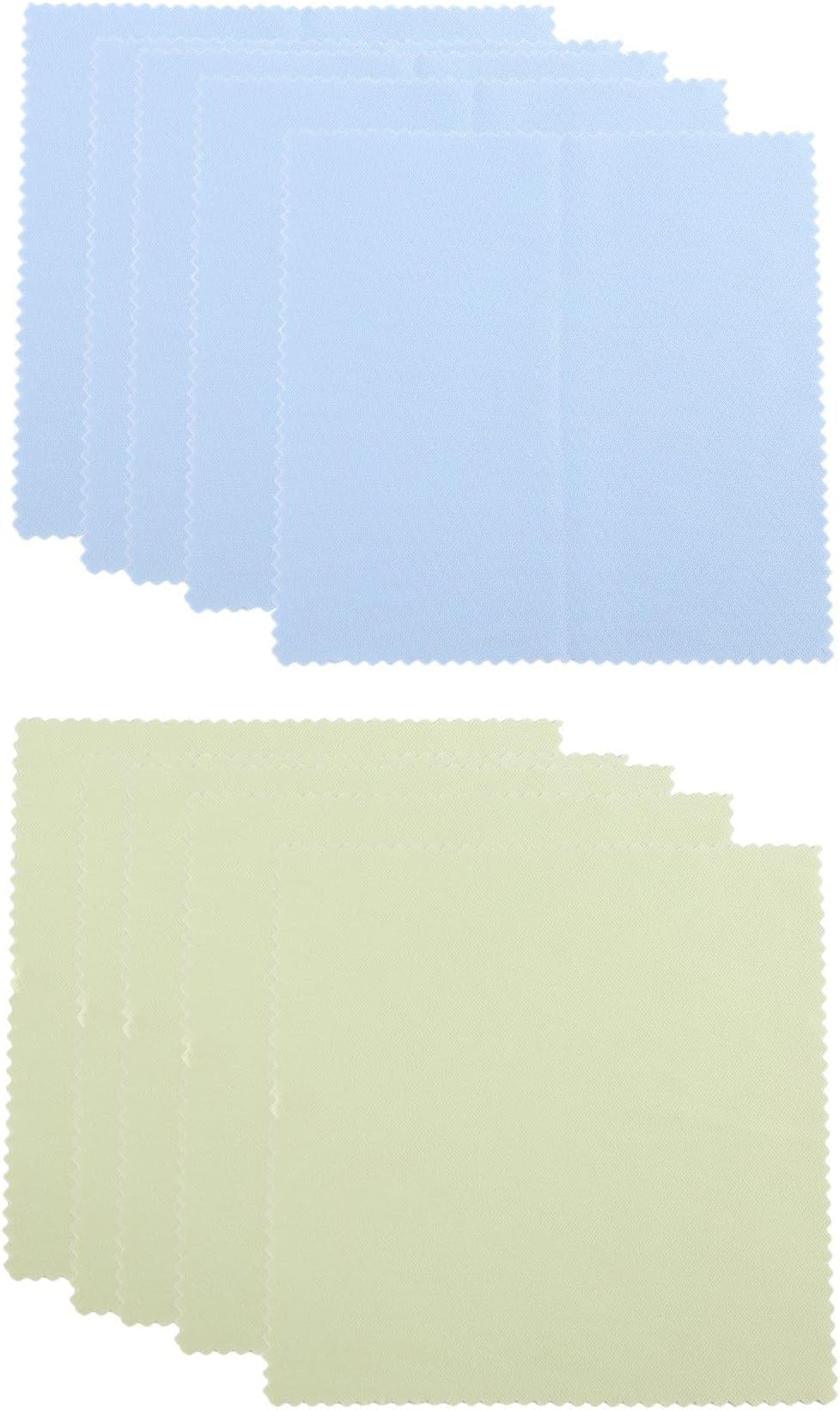 Pack 10 Microfibre Cleaning Cloth for/Clenz/Glasses/Lens Optical Wipes Spectacles/CameraSpectacles/Sunglasses, Camera Lenses/CD'S, DVD'S, PDA'S, IPads Screens