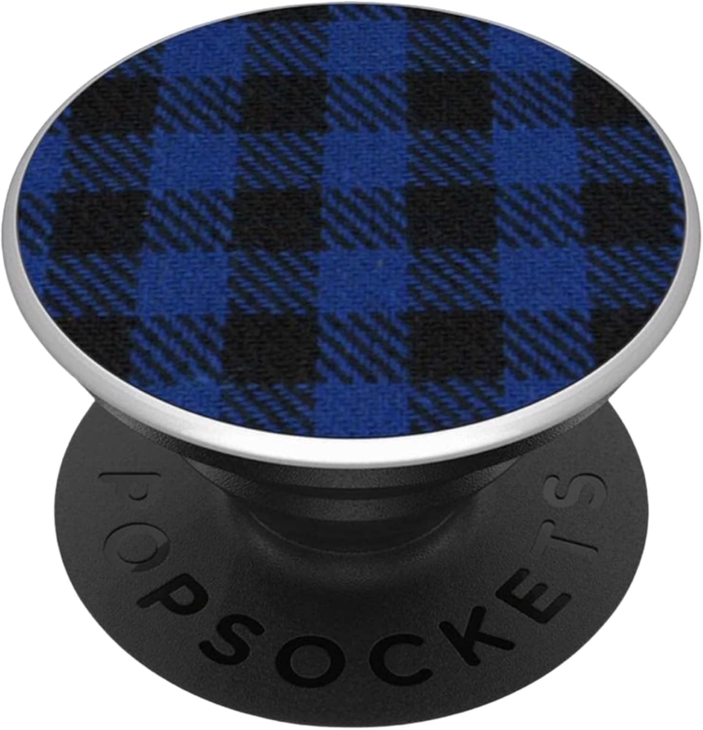 PopSockets: Collapsible Grip & Stand for Phones and Tablets - Classic Check Blue