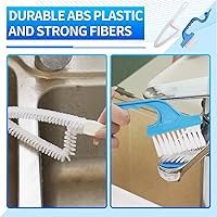 Vista 5 de Juego de herramientas de limpieza de rieles de ventana, 13 piezas de herramientas de limpieza mágicas de alféizar de ventana con cepillo de limpieza