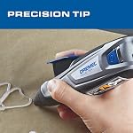 Dremel HSGP-01 4V Sans fil USB Gun à colle chaude rechargeable, préchauffage rapide et embout de précision - Comprend le stylo à colle, 4 Collez des bâtonnets, USB Adaptateur de câble et d'alimentation, Gris