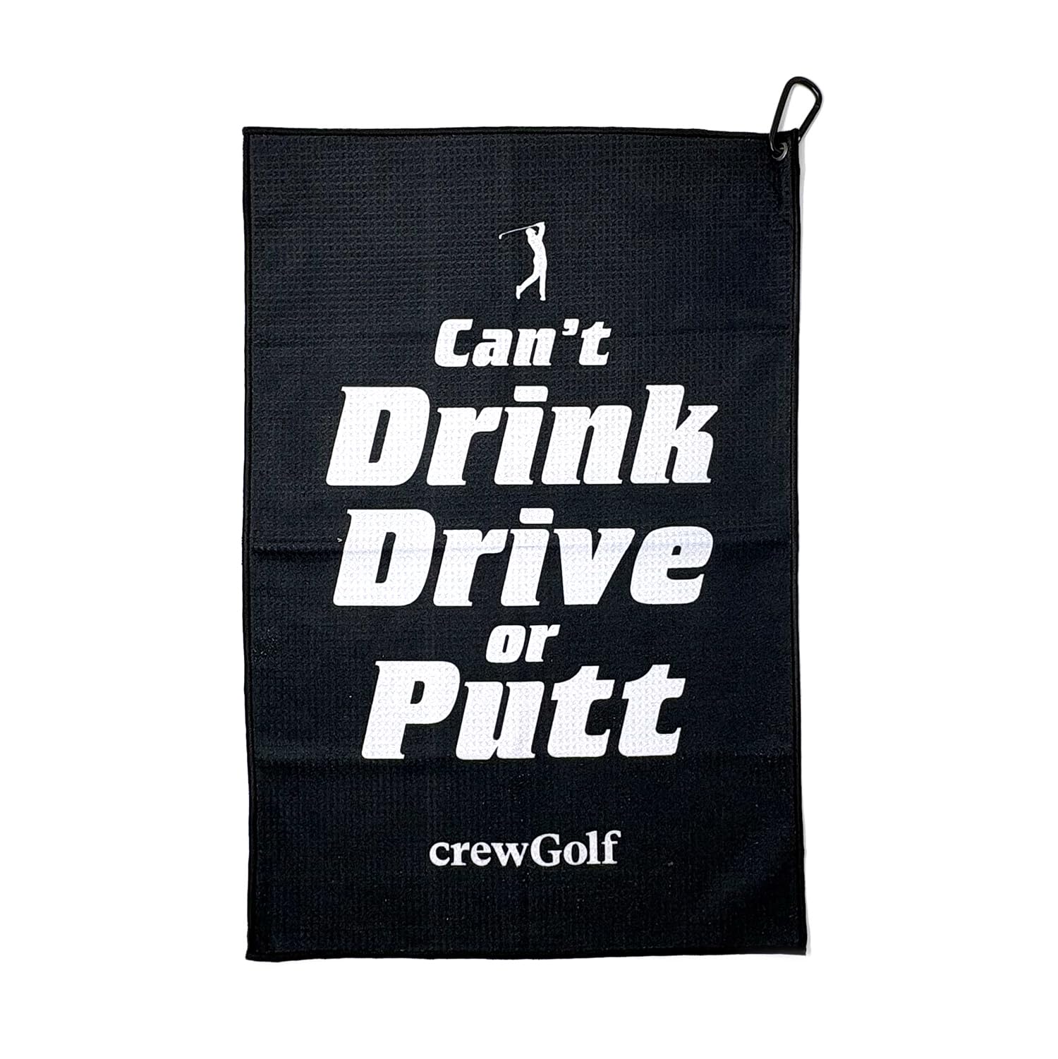 CrewGolf Funny Golf Towel for Men, Novelty Golf Gifts for Dads, Husbands, Boyfriends, Personalised Golf Towel. #1Golf