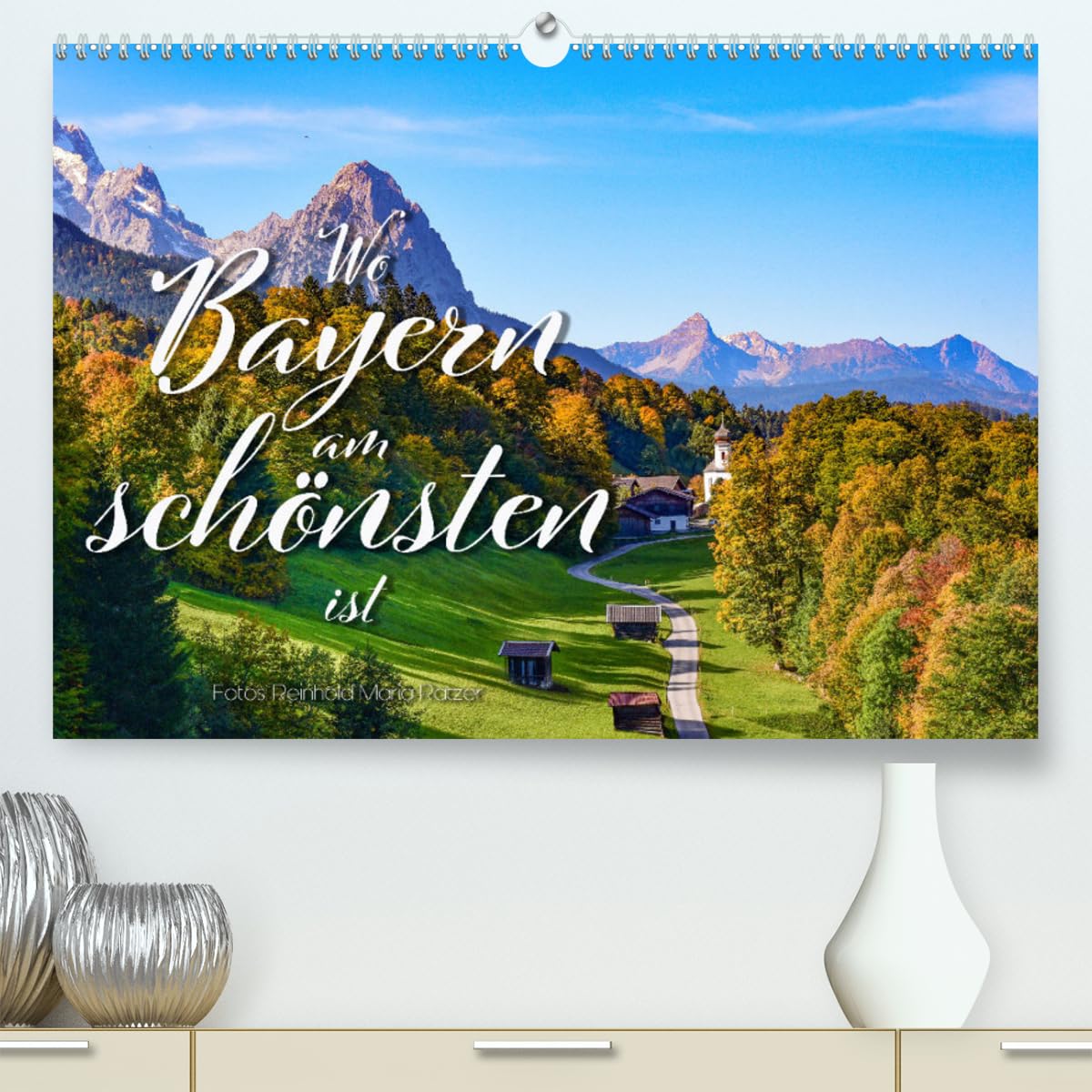 Wo Bayern am schönsten ist (hochwertiger Premium Wandkalender 2024 DIN A2 quer), Kunstdruck in Hochglanz: Bayerische Highlights: 12 malerische Motive von herausragenden Locations in Bayern!