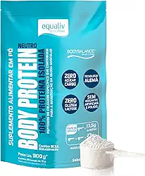EQUALIV - Body Protein Neutro em Pó - Rico em Colágeno e Aminoácidos Essenciais para Desenvolvimento e Recuperação Muscular - Sem Glúten, Sem Lactose, Zero Açúcar - Sem Sabor, Pouch com 900g