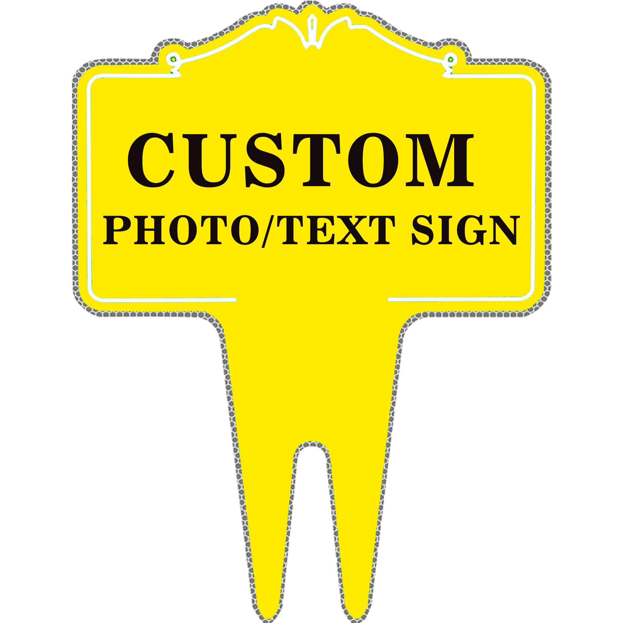 Custom Signs Design With Your Own Image/logo/Text Metal Sign Vintage Style for Wall Outdoor Road Tin Signs Decor Indoor Gift Business Yard (12X15 inch-Dog Sign)