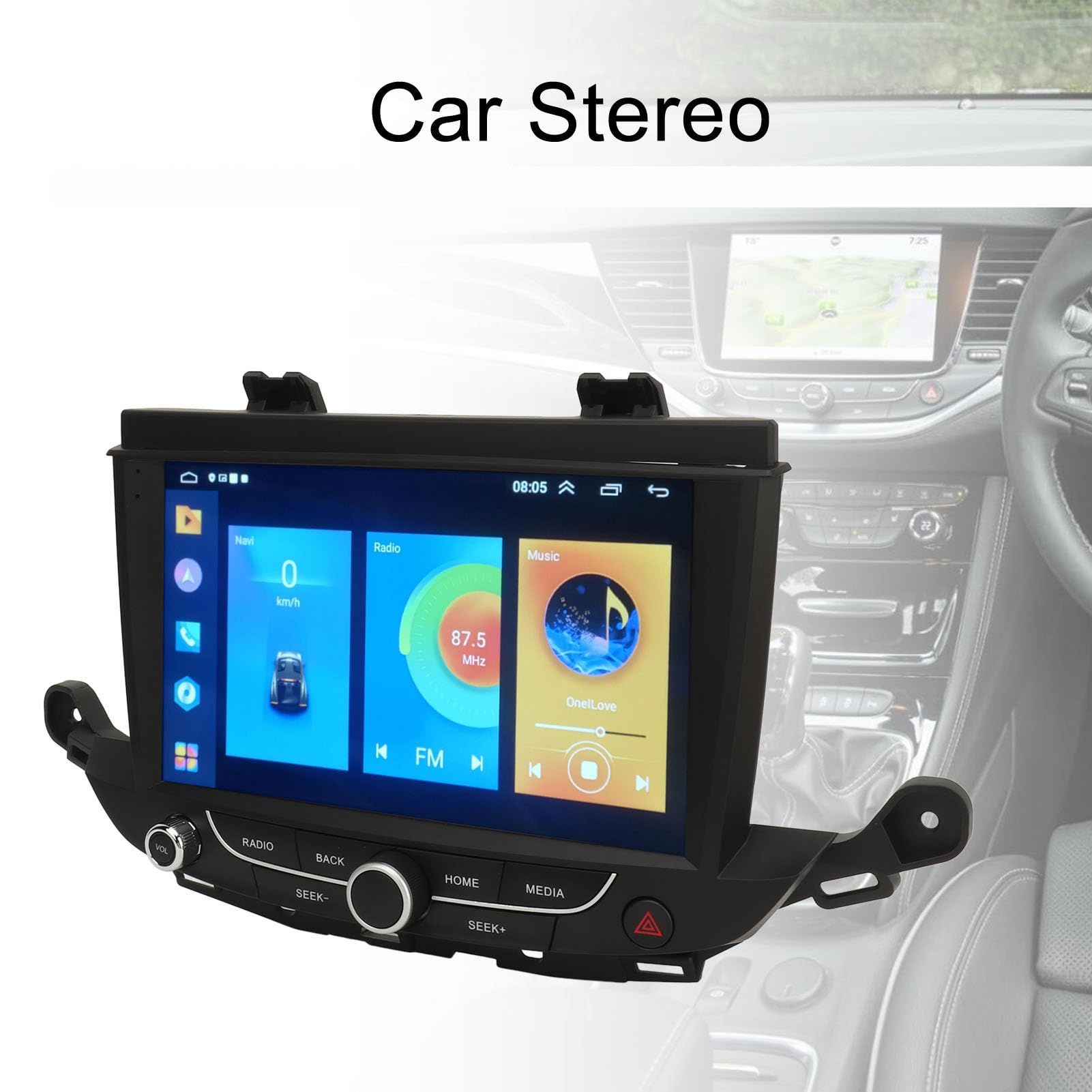 Autoradio, 9-Zoll-Autoradio 39042448, Kabelloses Carplay, GPS-Navigation, HD-Touchscreen, Multimedia-Player, Ersatz für ASTRA K MK7