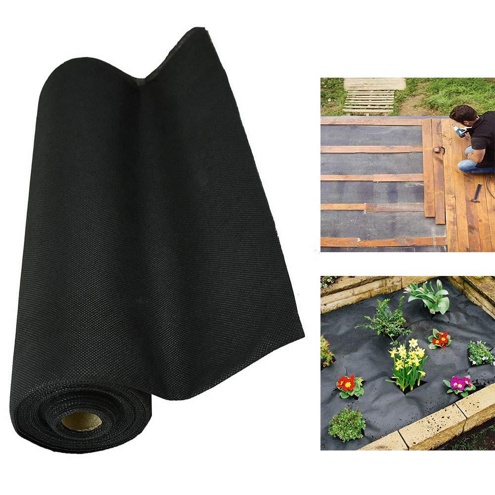 YYWJ Weed Control Fabric, Ground Cover, Tear-resistant Water Permeable Underfloor Fabric Heavy Duty Landscape Breathable Fabric Membrane