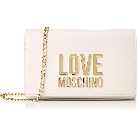 Love Moschino, BORSA A SPALLA Donna, Avorio, Taglia unica : Amazon.it:  Scarpe e borse