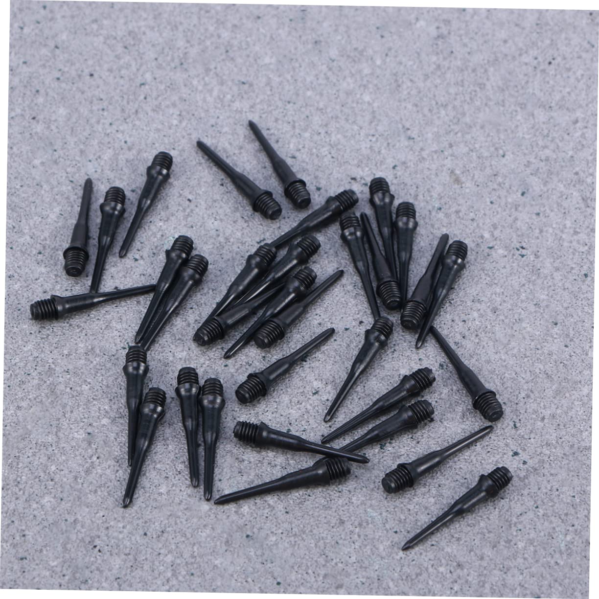 BESPORTBLE Plastic Tips for Electronic Dartboard 500pcs Set Shafts 2ba Screw Thread Accessories
