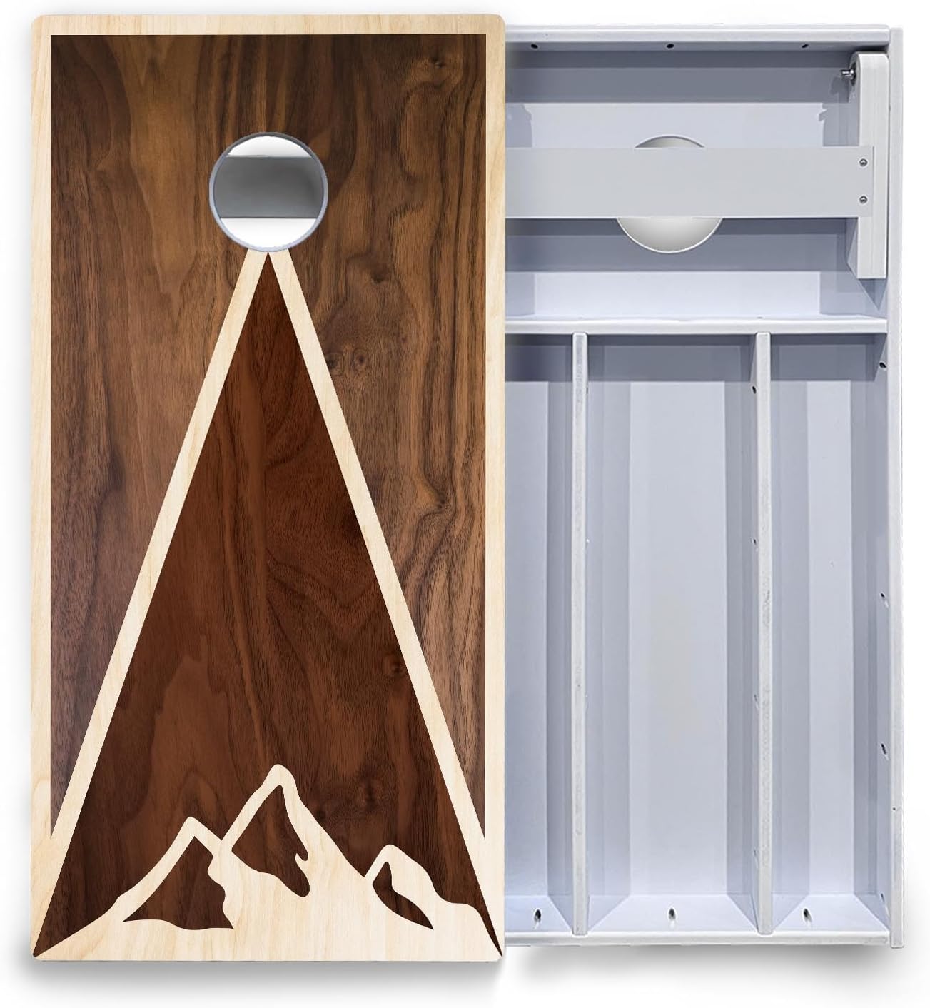 Cornhole Solutions All-Weather Cornhole Boards Set – Regulation 2x4 ft Boards with 8 Bags, UV Printed & UV Clear Coat, Reinforced Folding Legs, Premium Outdoor Game