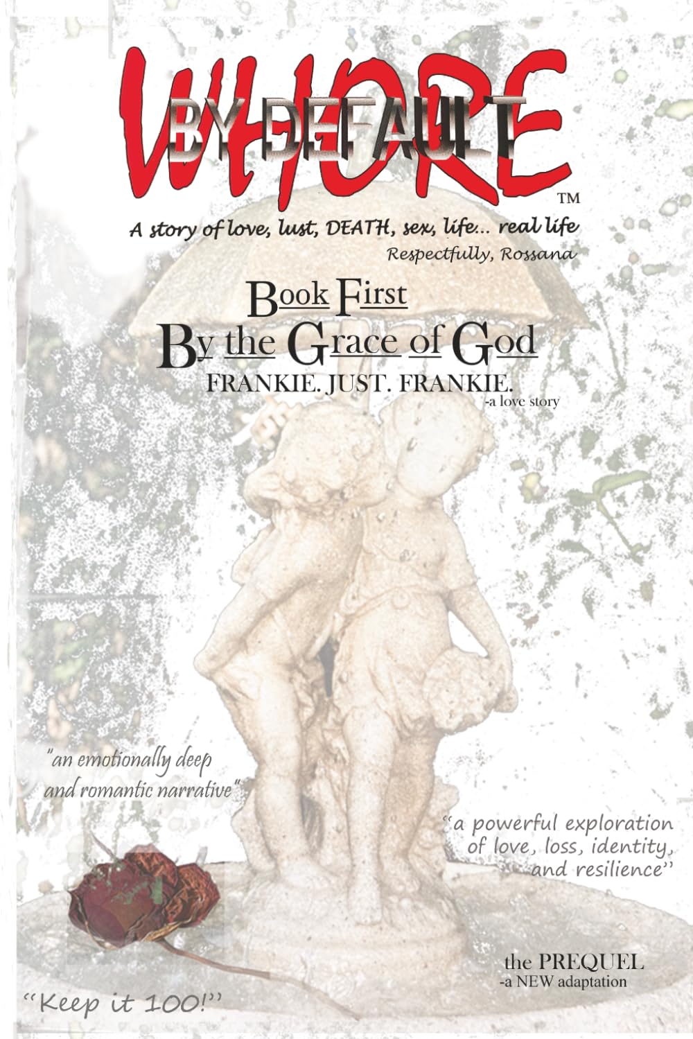 WHORE BY DEFAULT - a story of love, lust, DEATH, sex, life...real life. TM: Book First: BY the GRACE of GOD-Frankie.Just.Frankie.