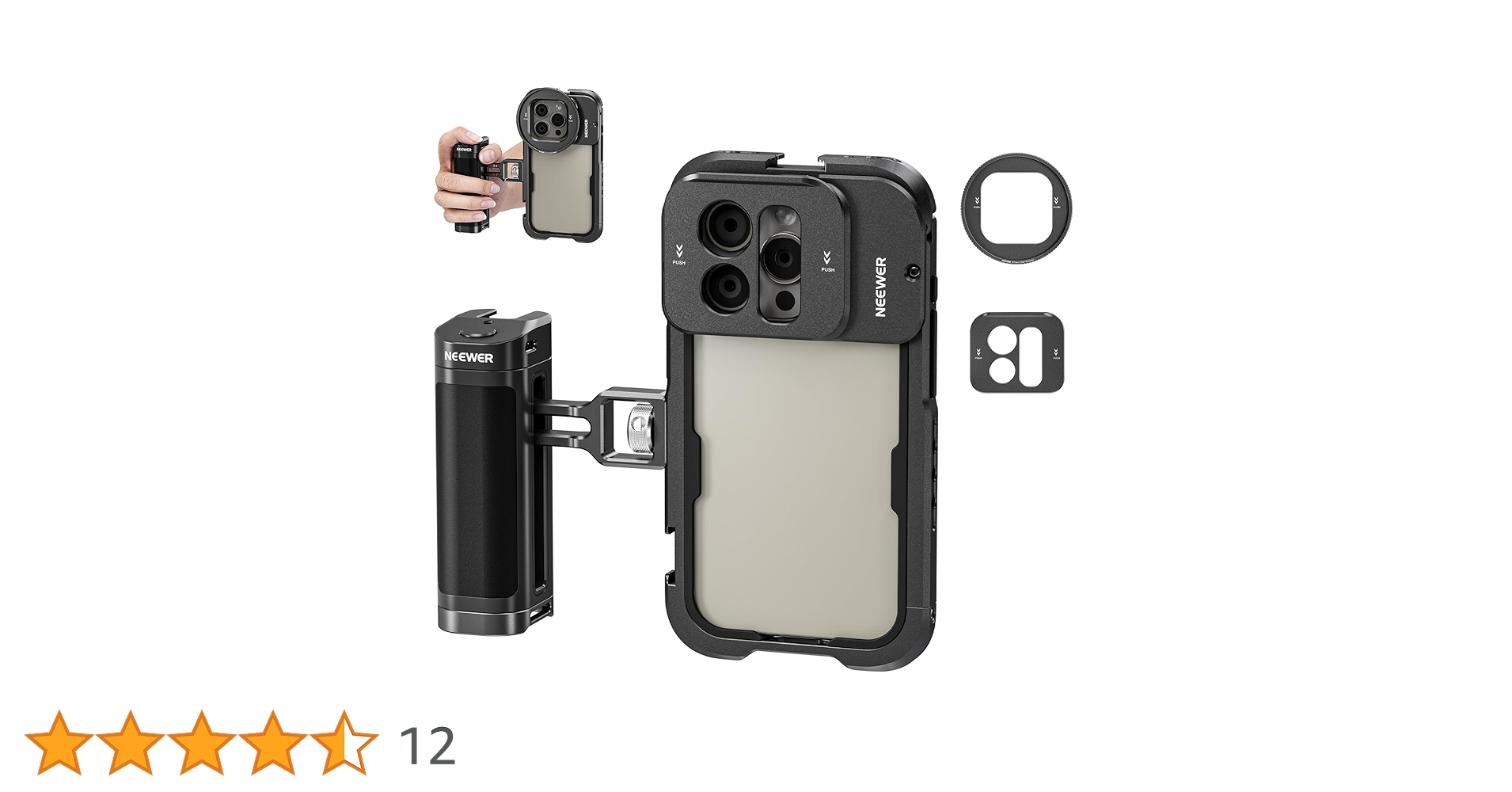 Amazon.co.jp: NEEWER 15 Proスマホケージビデオリグ Bluetooth