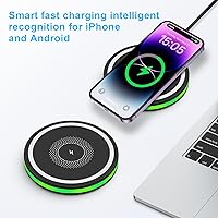 Vista 6 de Cargador inalámbrico rápido Android Samsung Cargador de teléfono de carga rápida para Samsung Galaxy S25 Ultra S25 Edge S24 S23 S22 S21 S20