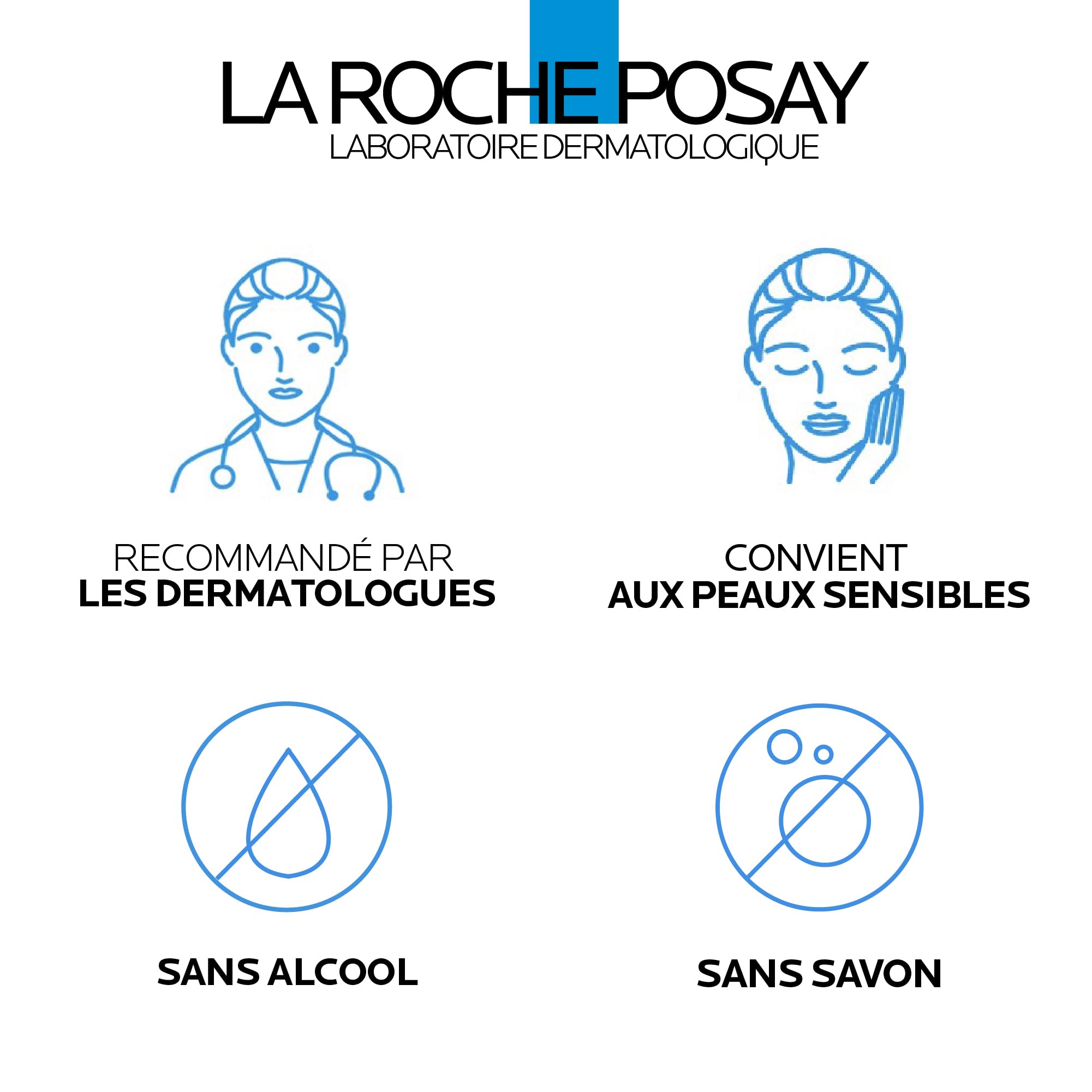 La Roche-Posay, Toleriane Mousse d'Eau Micellaire Nettoyante et Démaquillante, Élimination des Impuretés en Douceur, Enrichie en Glycérine, Idéale pour les Peaux Sensibles, 150 ml