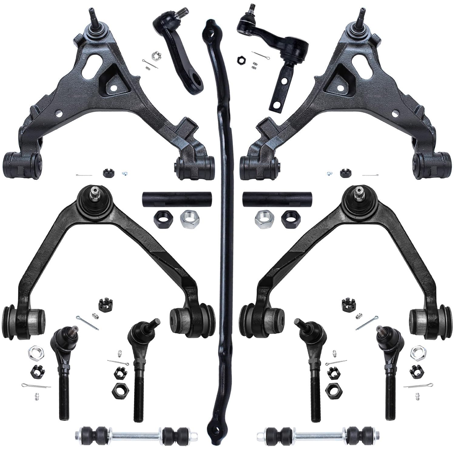 Detroit Axle - 4WD Front 15pc Suspension Kit for Ford F-150 Expedition