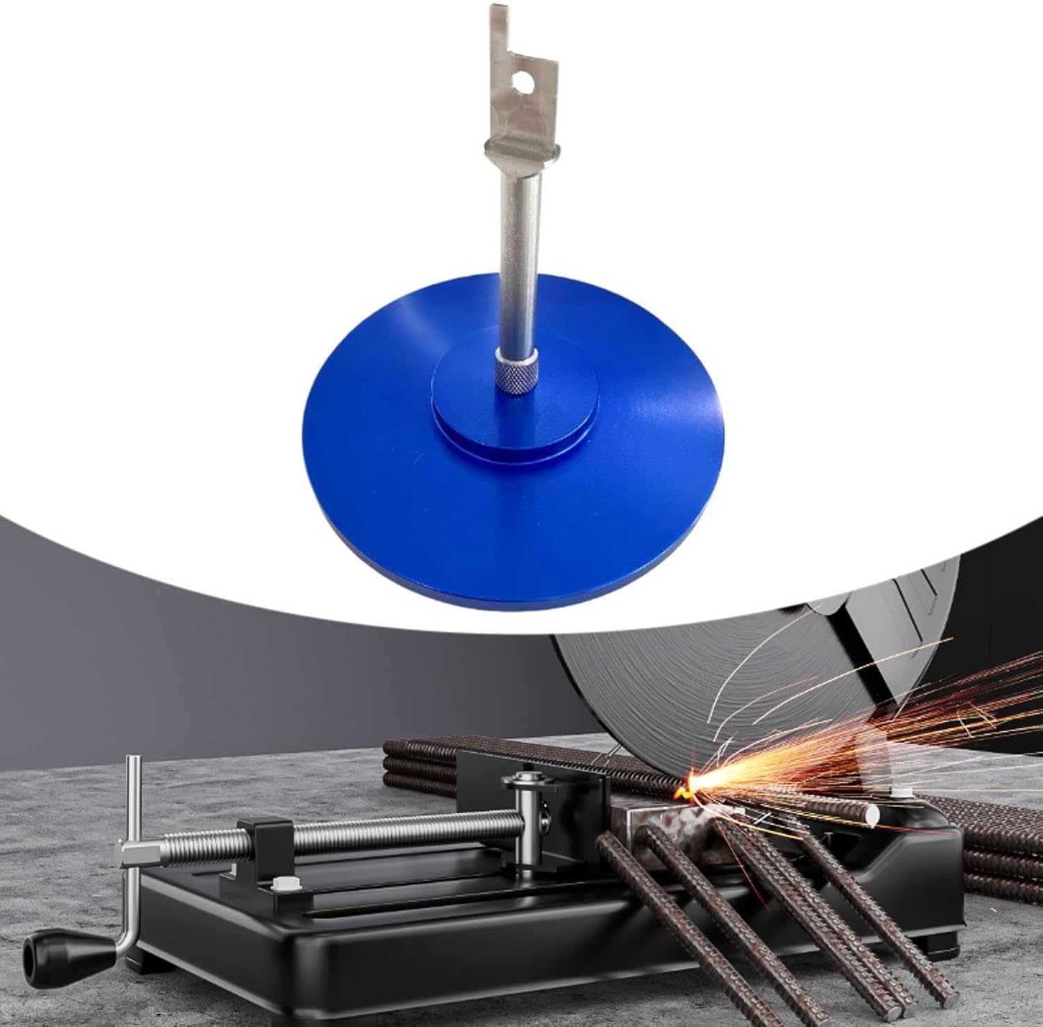 DIY Reciprocating Adapter, Resistant Connector, 9.8 X 9.6 Cm, Accessories for Smooth, Suction Cups, blue