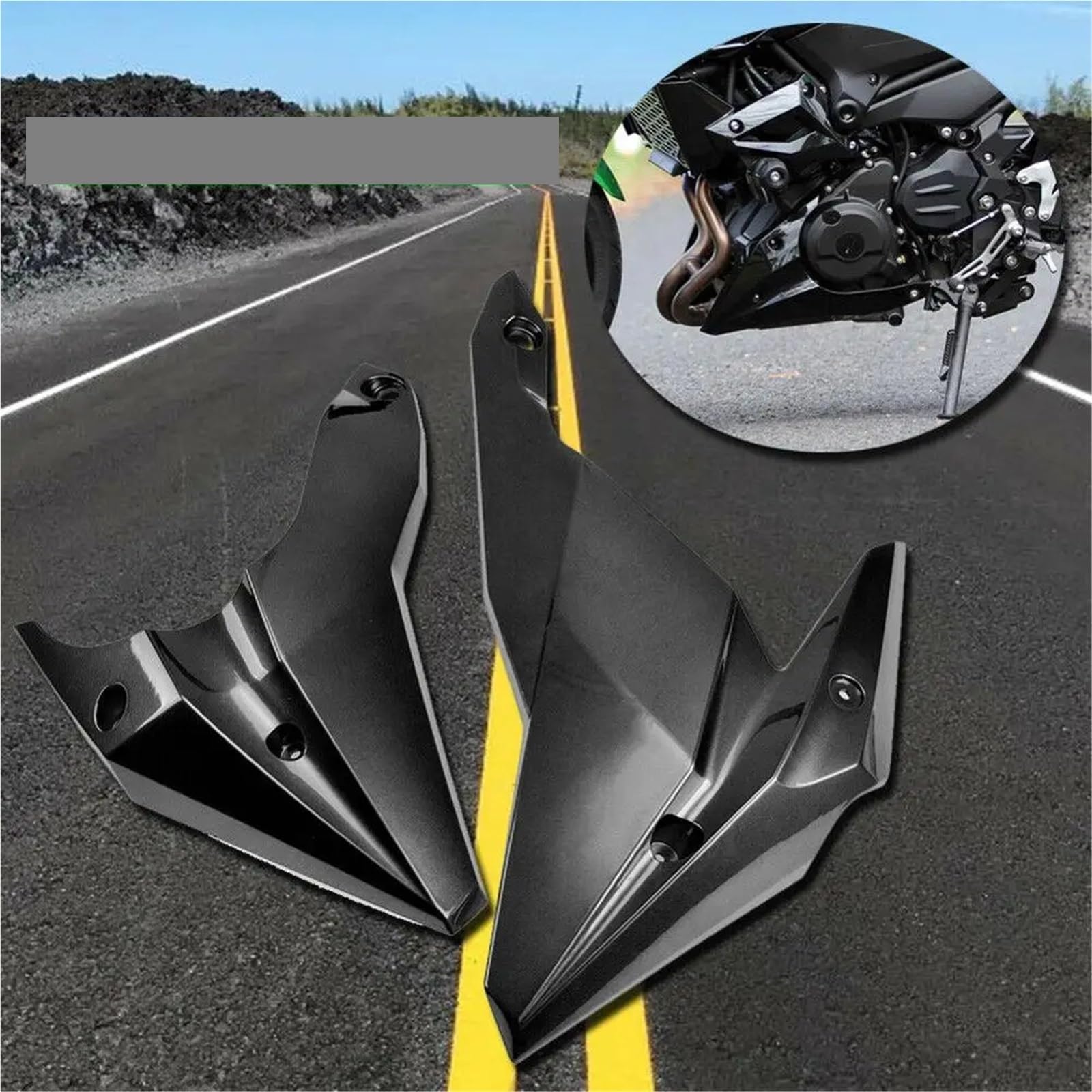 Pasuje do Kawasaki Z400 2018-2023 Osłona podwozia Dolna osłona silnika Spoiler Ochronna Motorcycle Cowl Fairing Cover