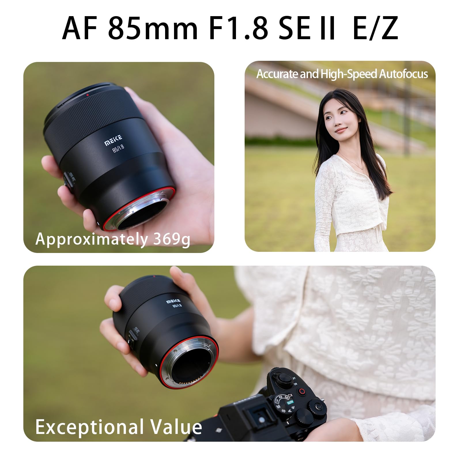 Amazon.co.jp: Meike 85mm F1.8 SE II AFフルフレームポートレート