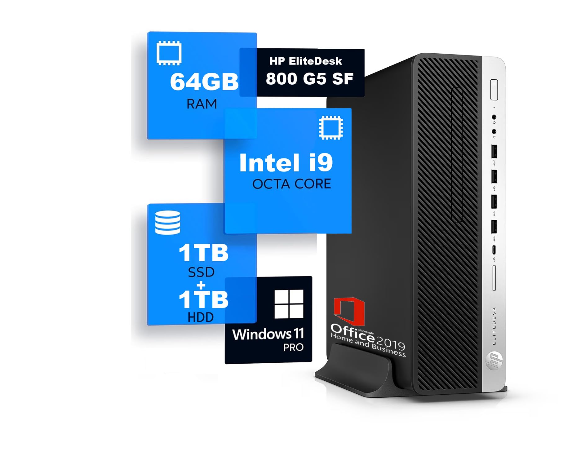 g*o様 ■ EliteDesk 800 G5 第9世代 i5 8GB SSD+ HP EliteDesk 800 G5 SFF 6BD64AV(CPU：Core i5 9500 3GHz/メモリ：8GB