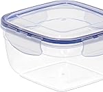 ARSUK Food Storage Containers Set with Airtight Lids 4pc– Reusable Plastic Meal Prep Containers – BPA-Free, Freezer, Microwave, and Dishwasher Safe – Stackable Lunch, Snack, and Leftover Containers