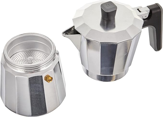BRA Perfecta – Cafetera Italiana Inducción, Aluminio, capacidad 6 tazas,  color plata : Amazon.es: Hogar y cocina
